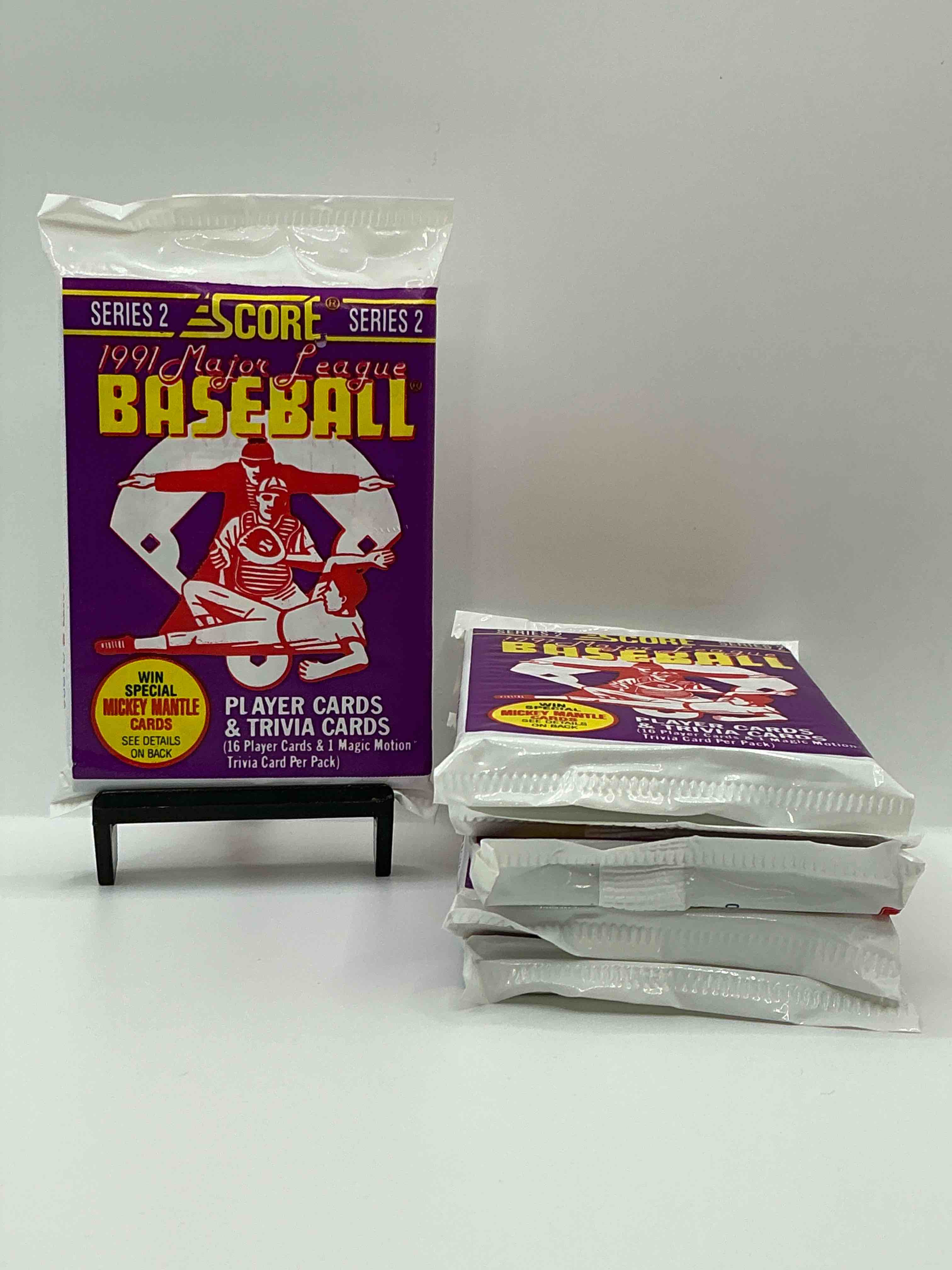 signed mickey mantle? 1991 score baseball unopened packs! 2,493 signed mickey mantle cards from this year out there, fetching big money if pulled! insanely cool & valuable pocks with stars & rookies!