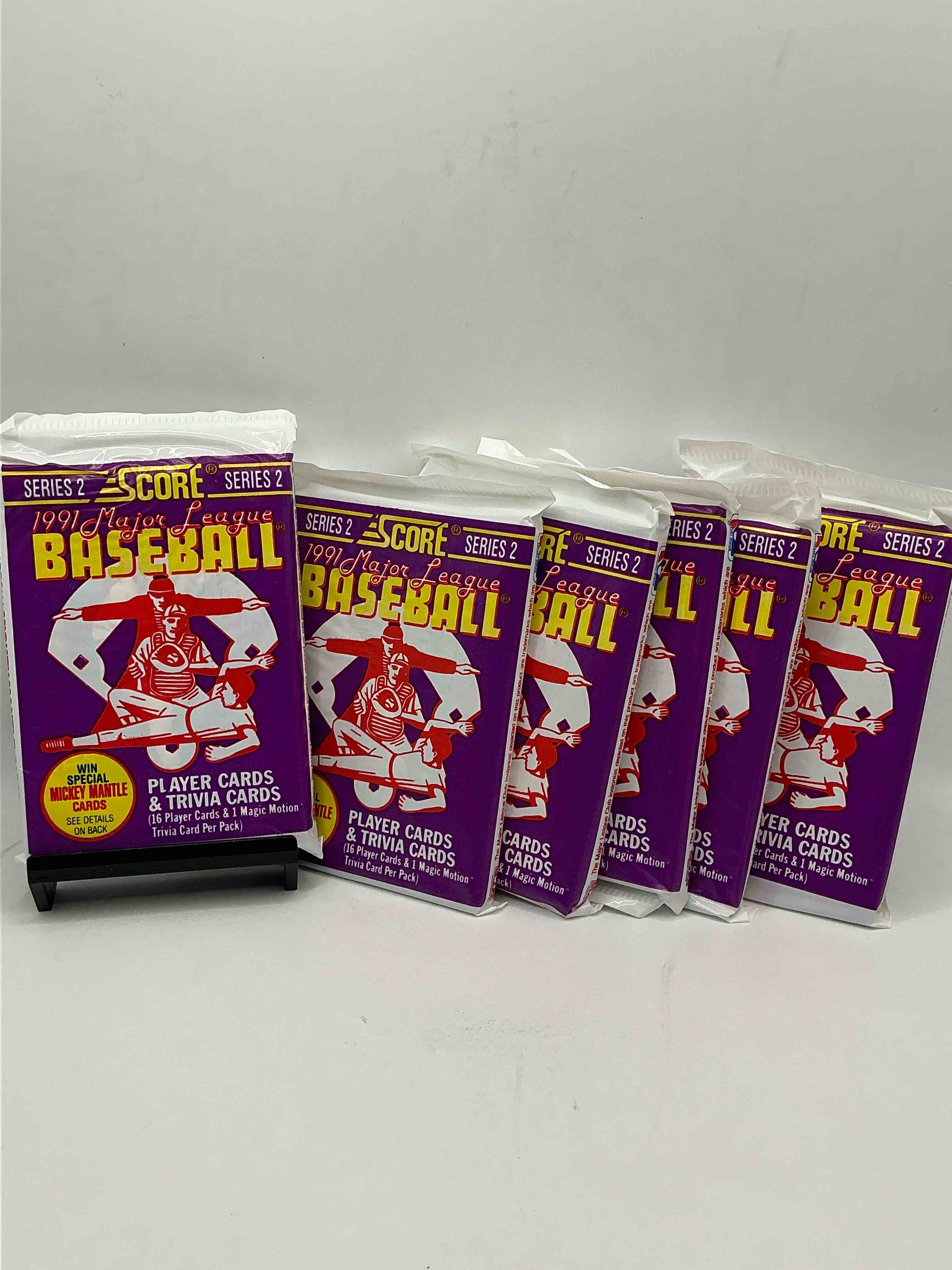 signed mickey mantle? 1991 score baseball unopened packs! 2,493 signed mickey mantle cards from this year out there, fetching big money if pulled! insanely cool & valuable pocks with stars & rookies!