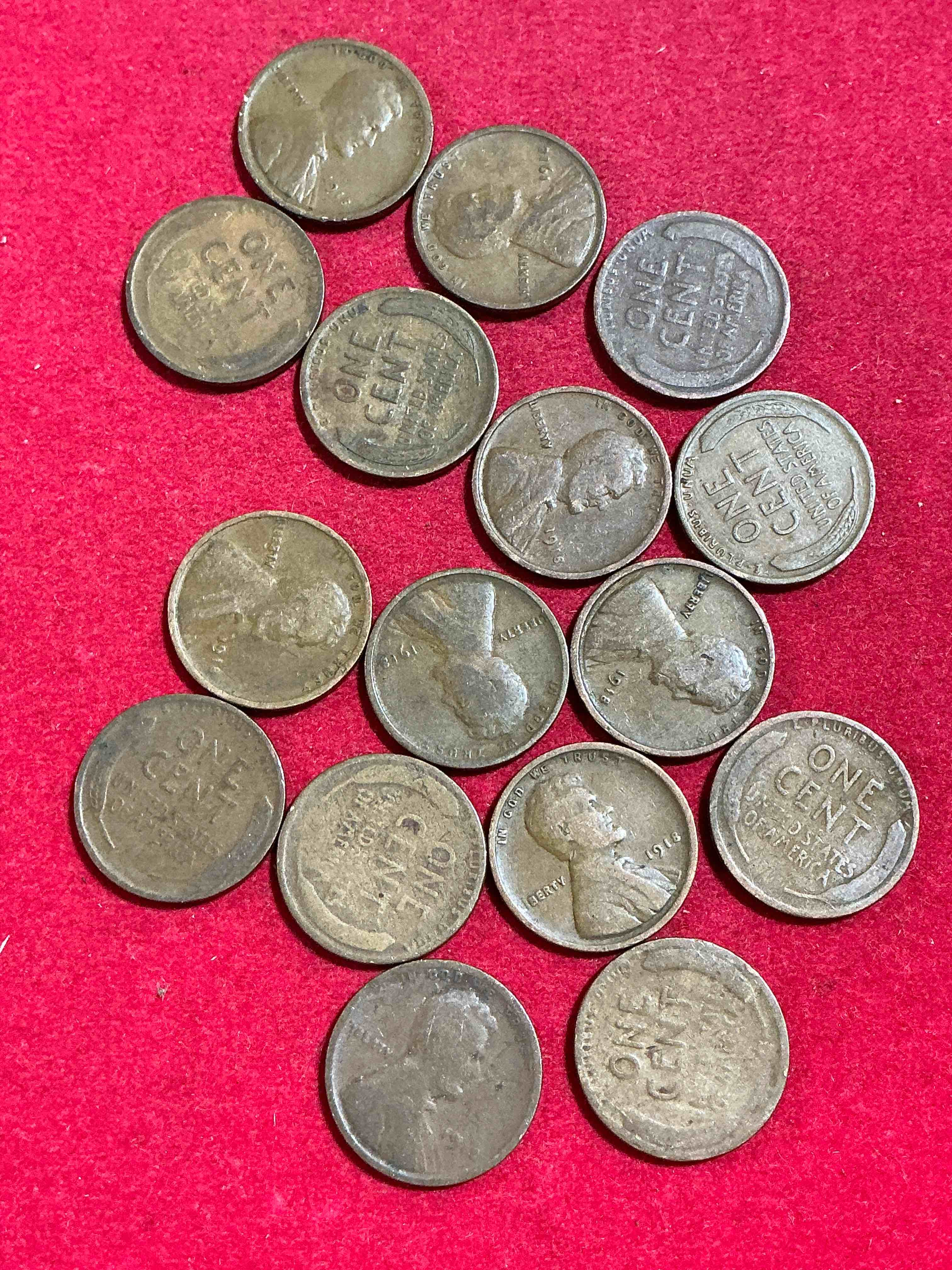 1918 wheat pennies, veterans take notice!  military action of world war one ended with armistice day nov 11, 1918!  armistice day eventually became veterans day. own pieces of this era with these rare 1918 world war one era lincoln wheat cent pennies! hard to find & great for world war one buffs!