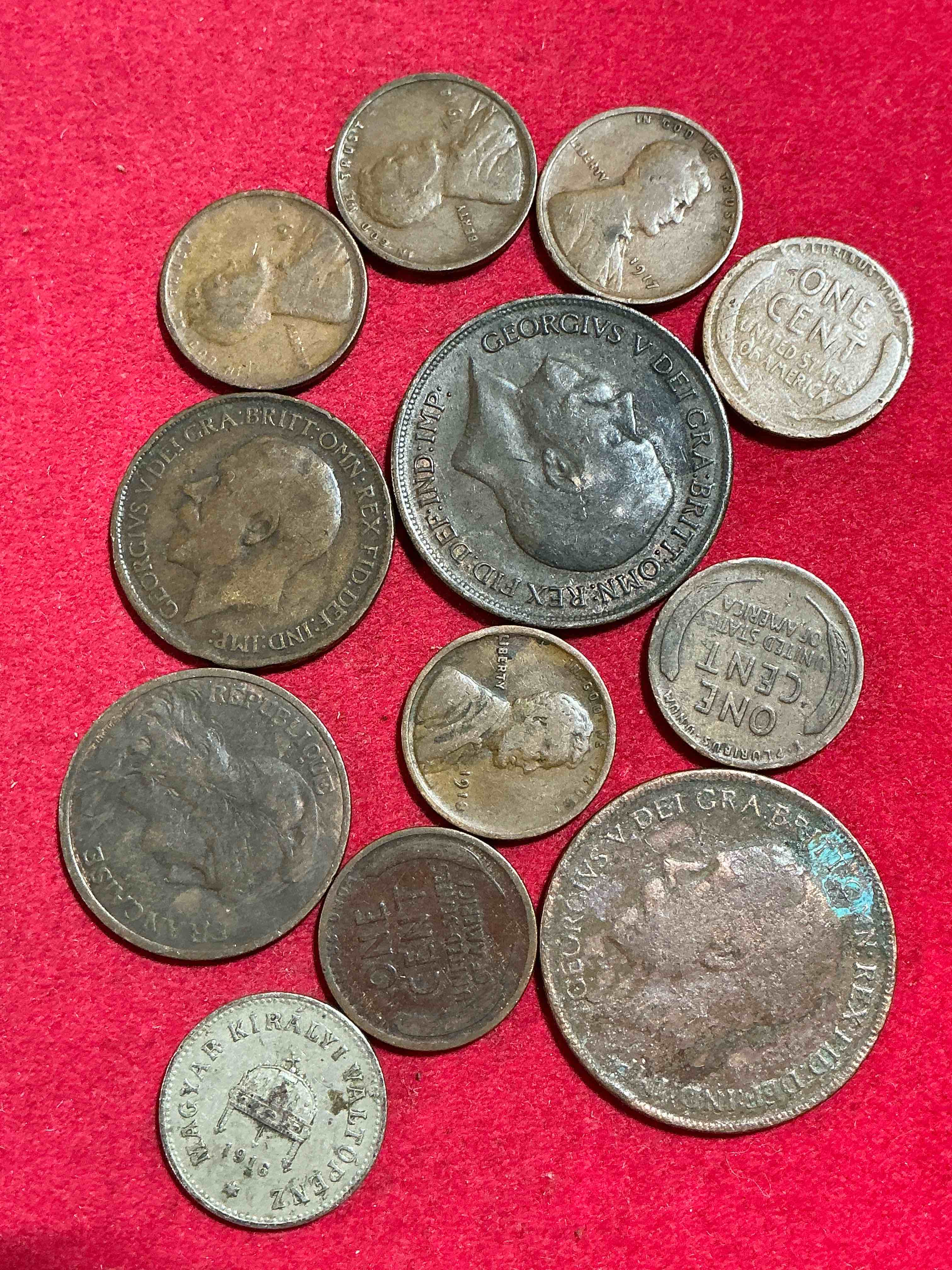 world war one coin collection, rare! wwi buffs rejoice! unique collection of ww1 era coins (1914-1918) from around the world, to include many of the main countries in the world war one theater of war. these coins are exceptional, very old, & seriously hard to collect! a great way to start or add to a coin collection of this era. own some very rare pieces of history with historical significance!