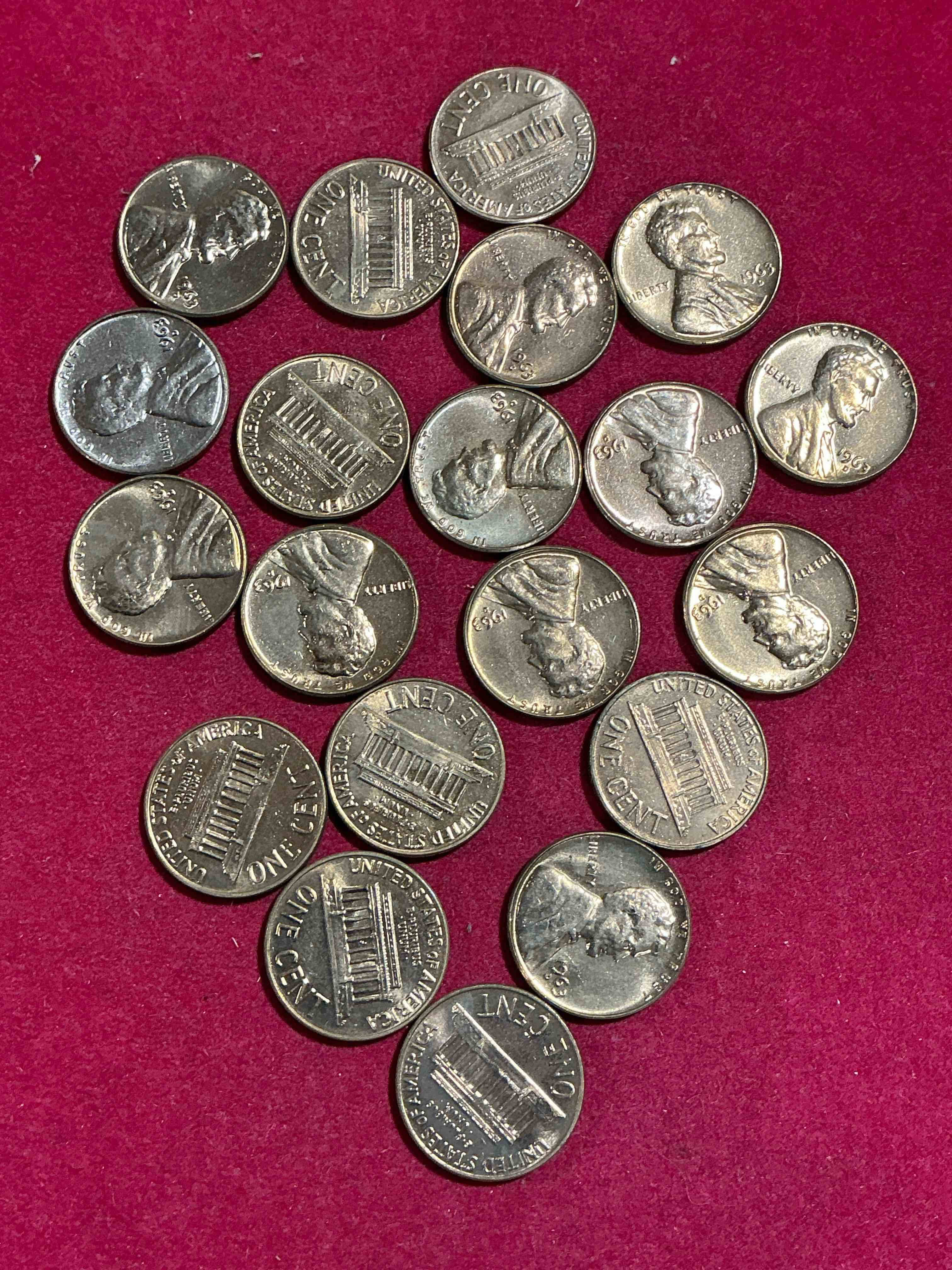 1963 "i have a dream" era brilliant uncirculated wheat pennies! these 1963 pennies are direct from the original treasury rolls & haven't seen the light of day since 1963! dr. martin luther king famously gave his "i have a dream" speech on aug 28, 1963. own pieces of this era with these incredible pieces of history!