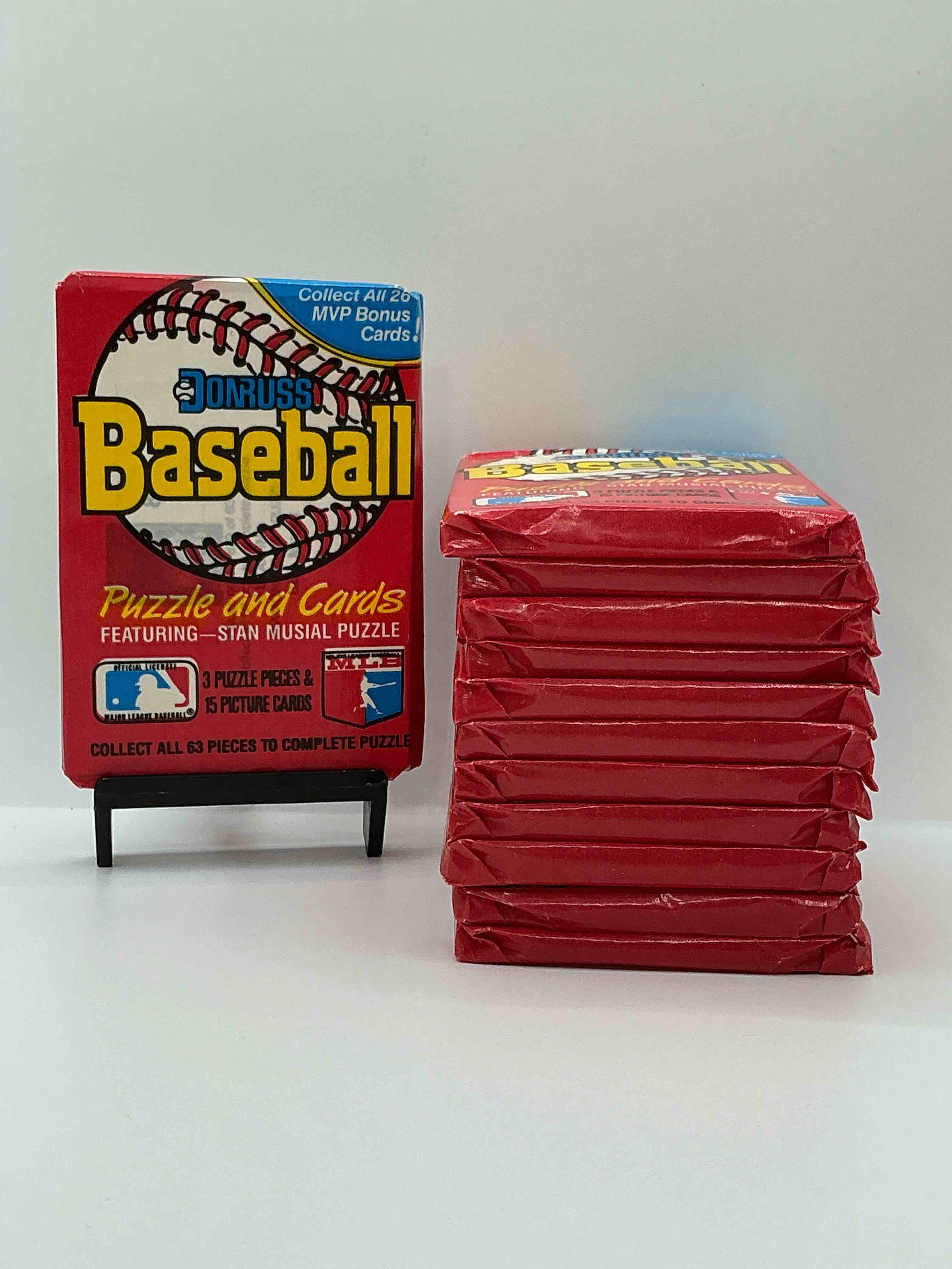 1988 donruss baseball unopened sports card wax packs, direct from original box!search for valuable don mattingly & nolan ryan cards!