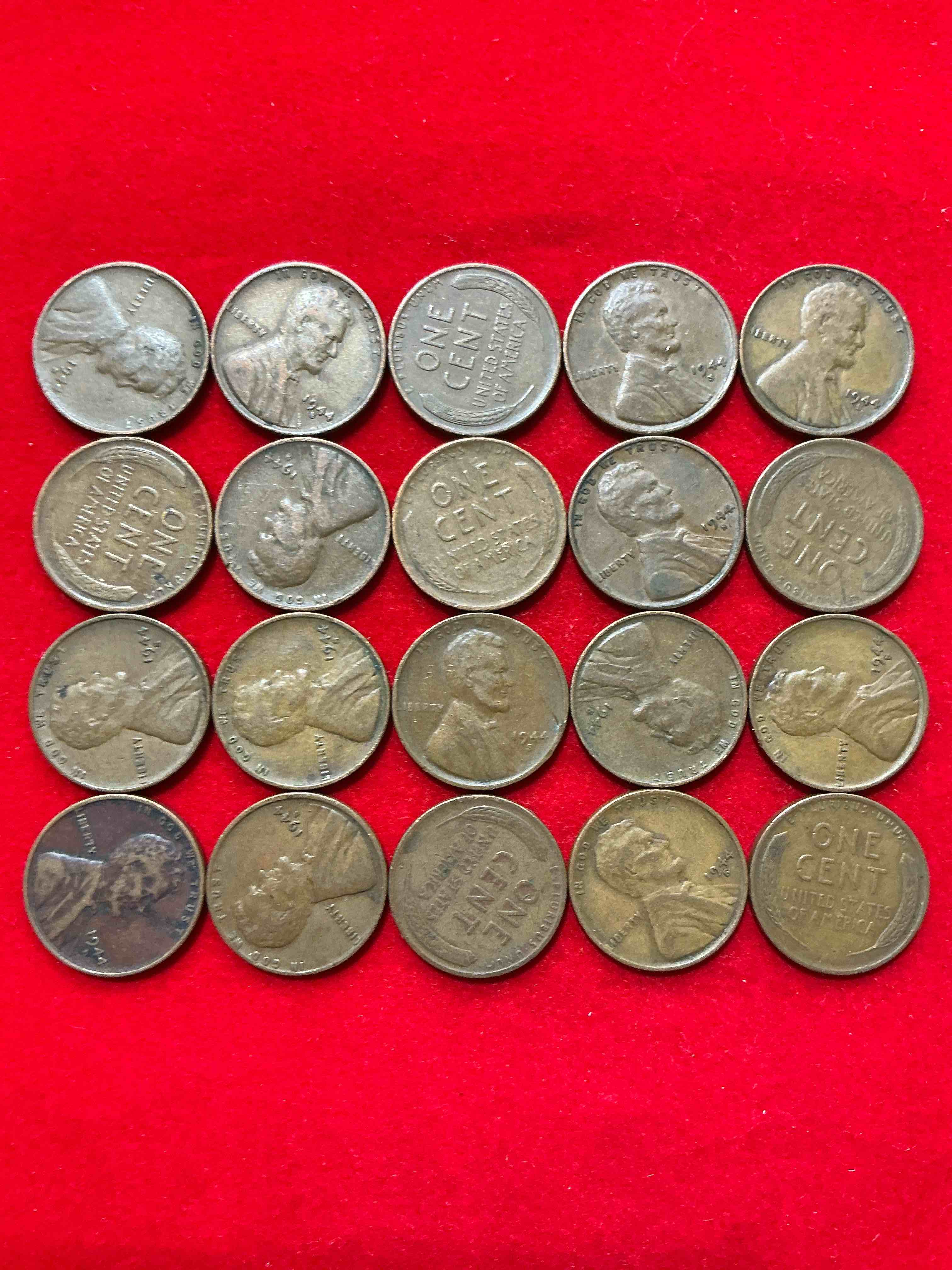 1944 calling world war 2 buffs! 1944 d-day era wheat pennies! d-day was june 6th, 1944 & was one of the most significant battles of wwii! own pieces of this era with these genuine 1944 wheat pennies in nice condition!
