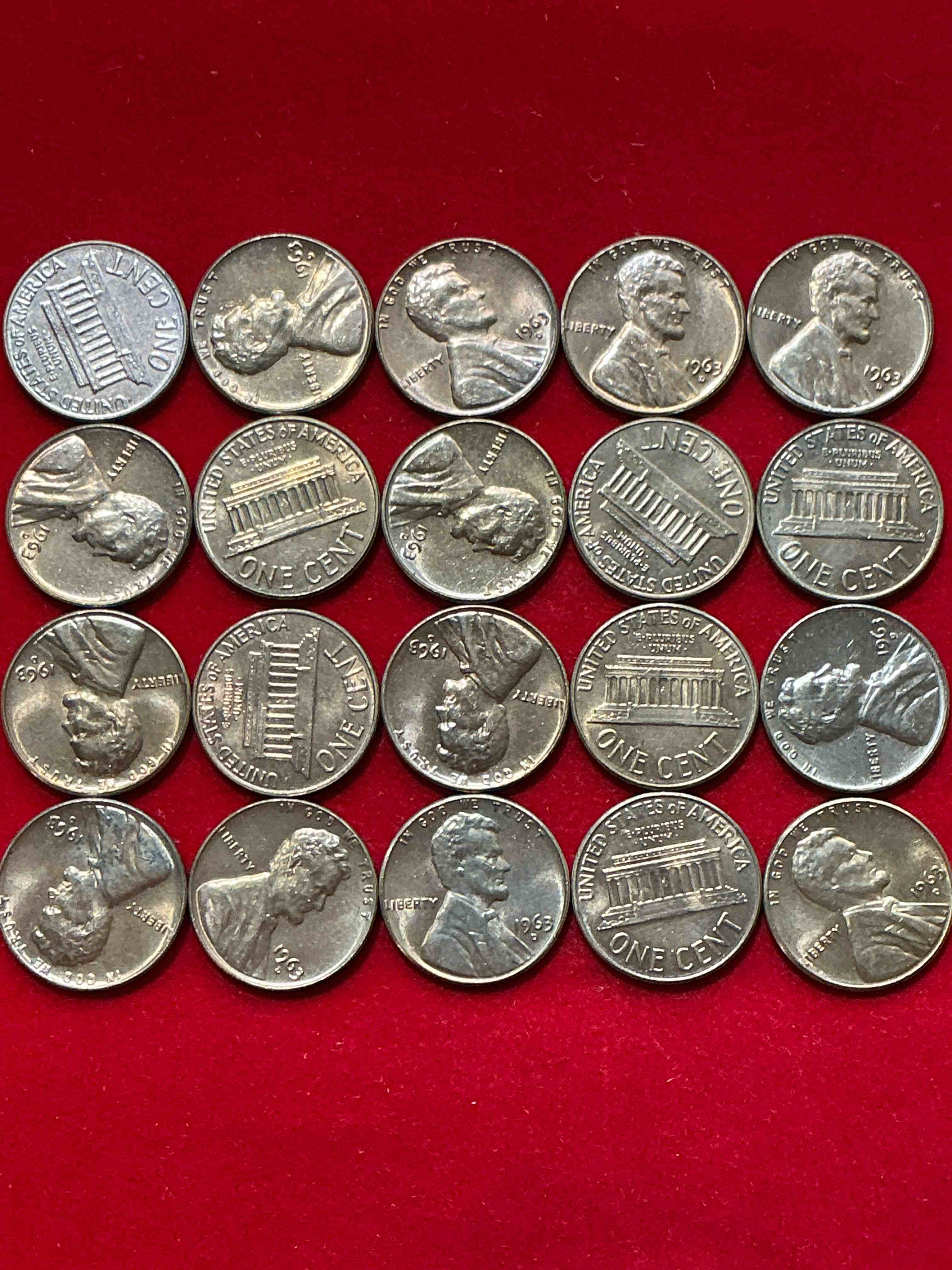 1963 "i have a dream" era brilliant uncirculated wheat pennies! these 1963 pennies are direct from the original treasury rolls & haven't seen the light of day since 1963! dr. martin luther king famously gave his "i have a dream" speech on aug 28, 1963. own pieces of this era with these incredible pieces of history!