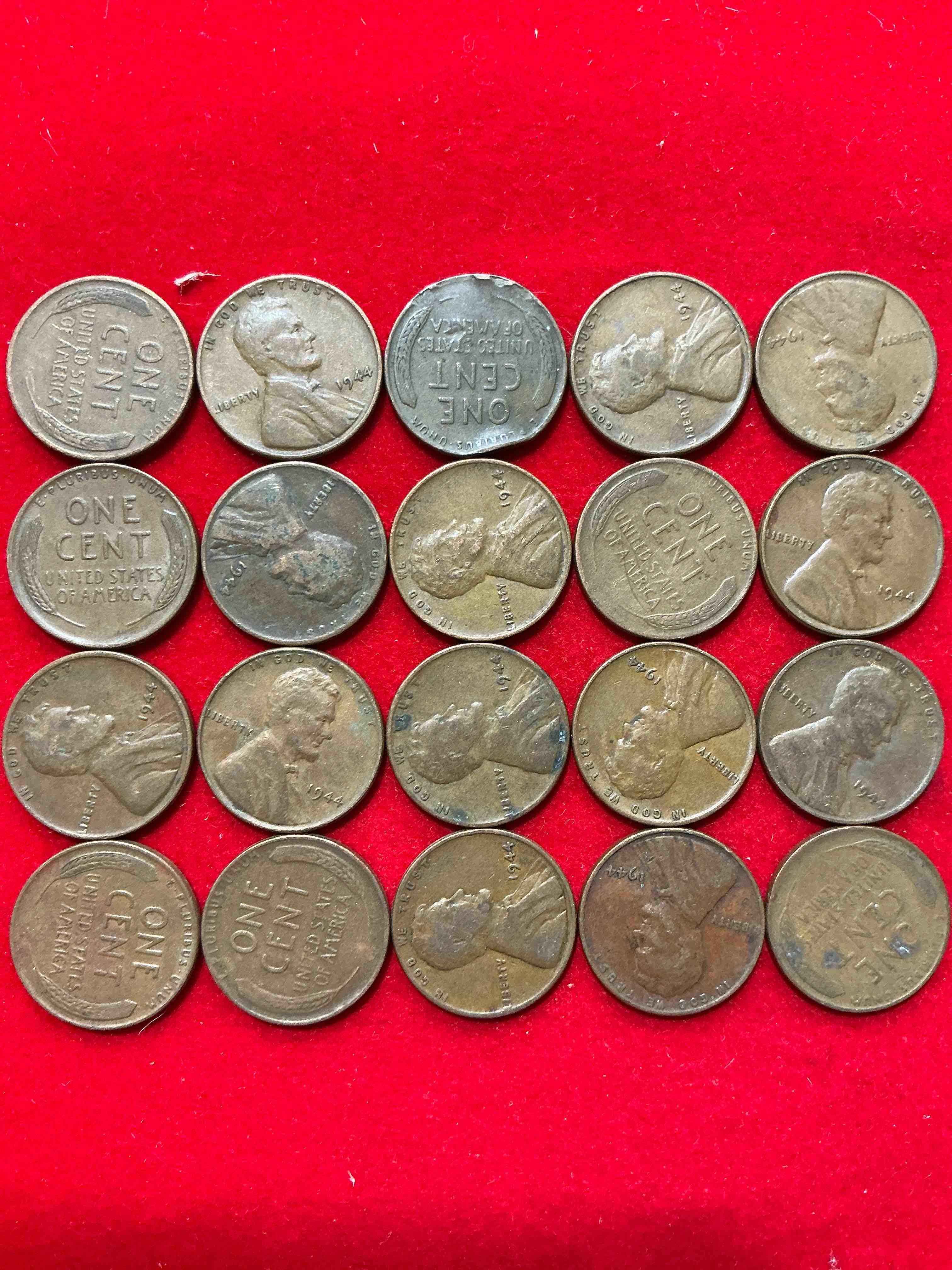 1944 calling world war 2 buffs! 1944 d-day era wheat pennies! d-day was june 6th, 1944 & was one of the most significant battles of wwii! own pieces of this era with these genuine 1944 wheat pennies in nice condition!