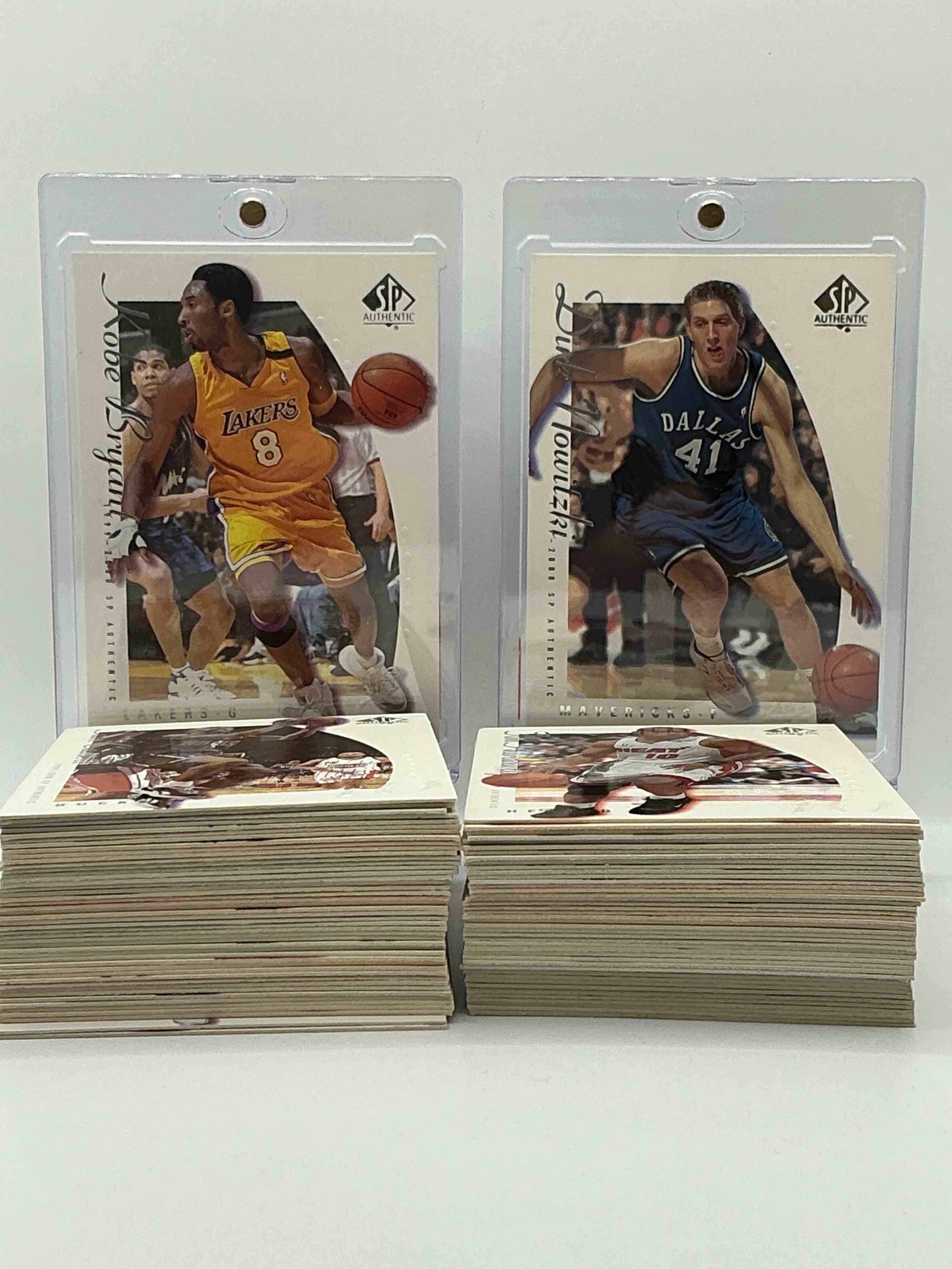 kobe, dirk & more! basketball insanity! 2000 sp authentic complete 90 card veterans collection! includes some absolute legends! shaq, bryant, nowitzki, duncan, pippen, robinson & more! some of the legends of the game! 90 cards, all legends & heroes! kobe, shaq, dirk & more… all in one place! basketball insanity! get it before it’s gone!