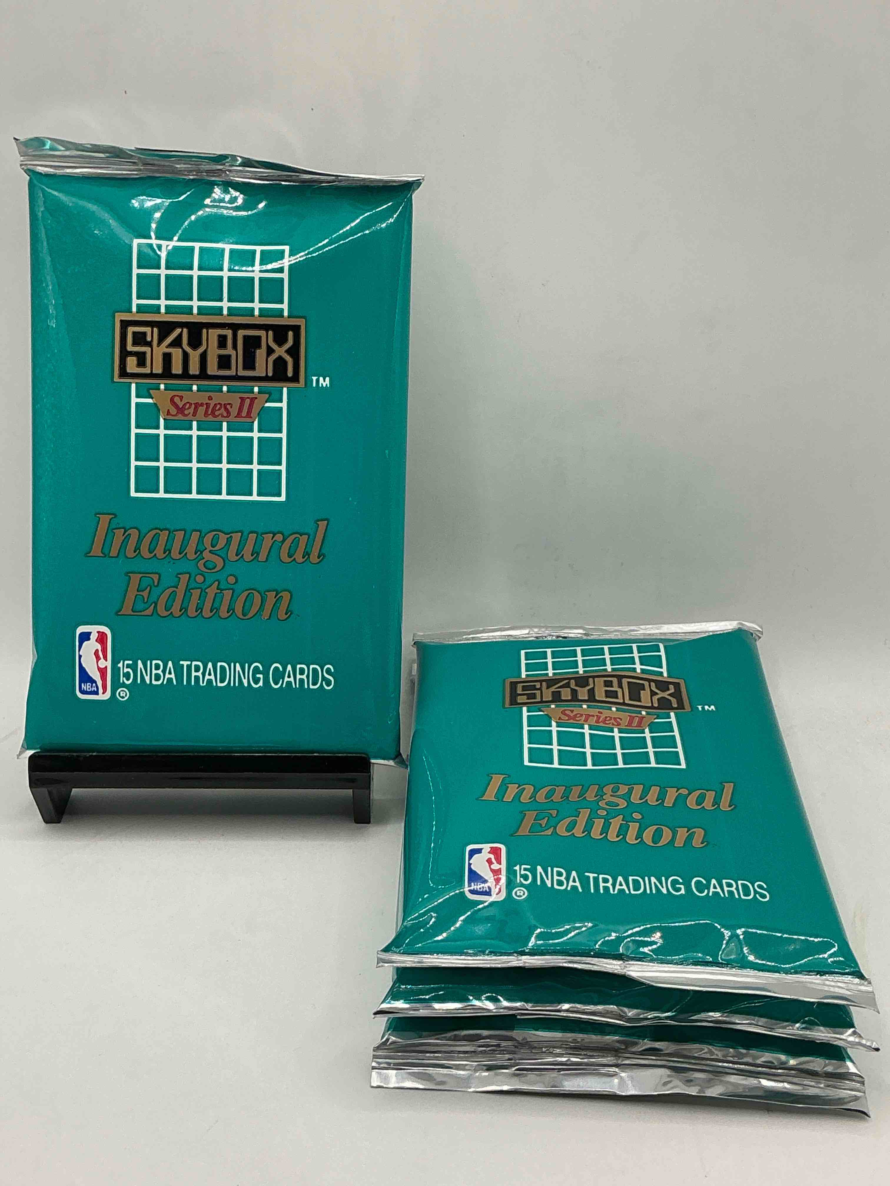 let the search begin! mj, magic, bird & more! basketball bonanza! 1990-91 nba skybox series ii unopened sports card & collectible packs! direct from original box!search for valuable michael jordan, larry bird & magic johnson cards!