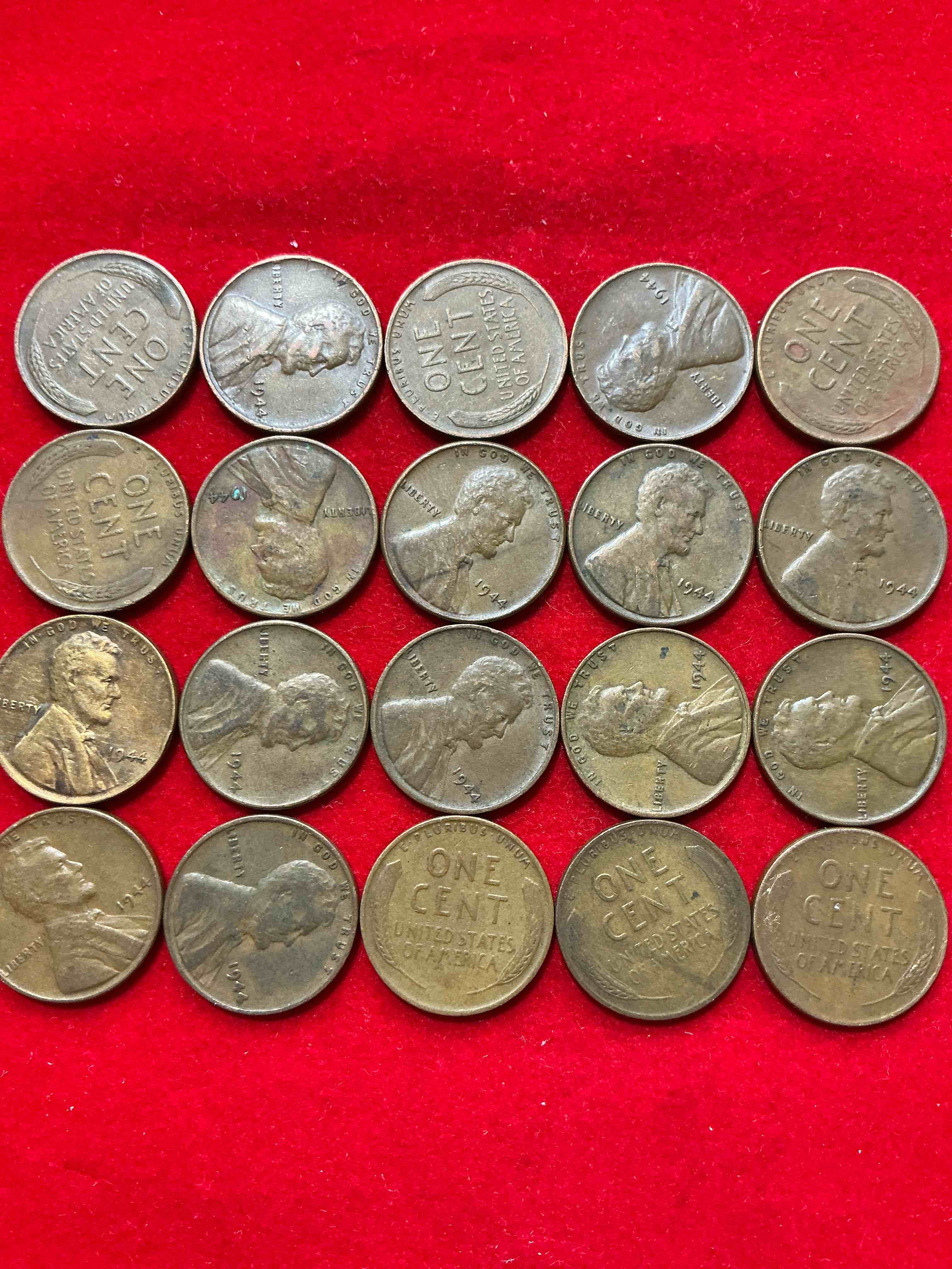 1944 calling world war 2 buffs! 1944 d-day era wheat pennies! d-day was june 6th, 1944 & was one of the most significant battles of wwii! own pieces of this era with these genuine 1944 wheat pennies in nice condition!
