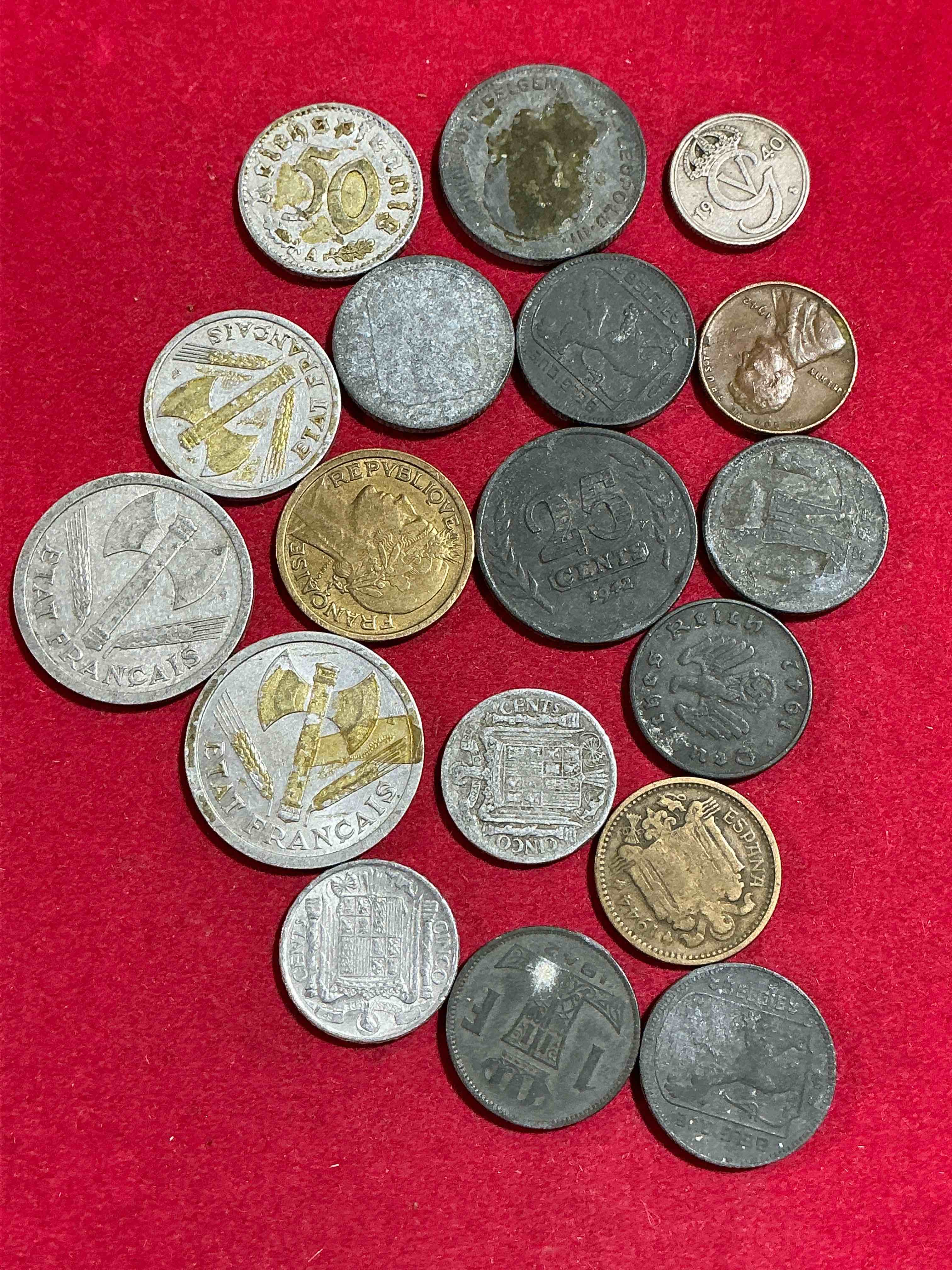 world war two era buffs rejoice! check out this collection of ww2 era (1939-1945) coins! super hard to collect & find in one place! great conversation pieces & incredible pieces of history!