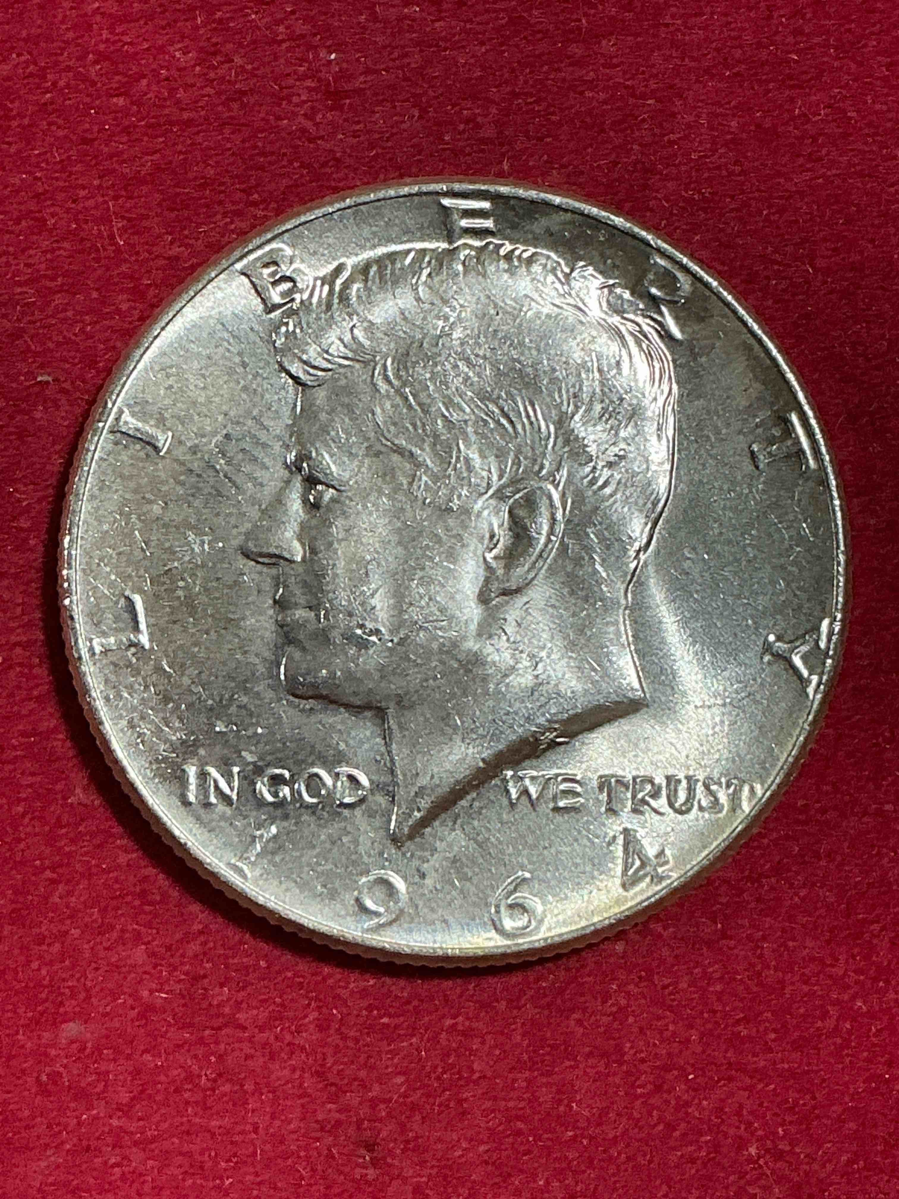 1964 rare uncirculated kennedy 90% silver wow! did you know that 1964 is the only year kennedy half dollars are 90% silver?! when jfk was assassinated in 1963 the u.s. mint rushed to make a coin in his honor. they replaced the franklin half dollar with a kennedy version in 1964. after 1964 kennedy half dollars were made with 40% silver before eventually having no silver at all. 1964 is the year to collect kennedy half dollars if you are investing in u.s. fine silver! check out this rare 1964 kennedy half dollar in excellent condition!