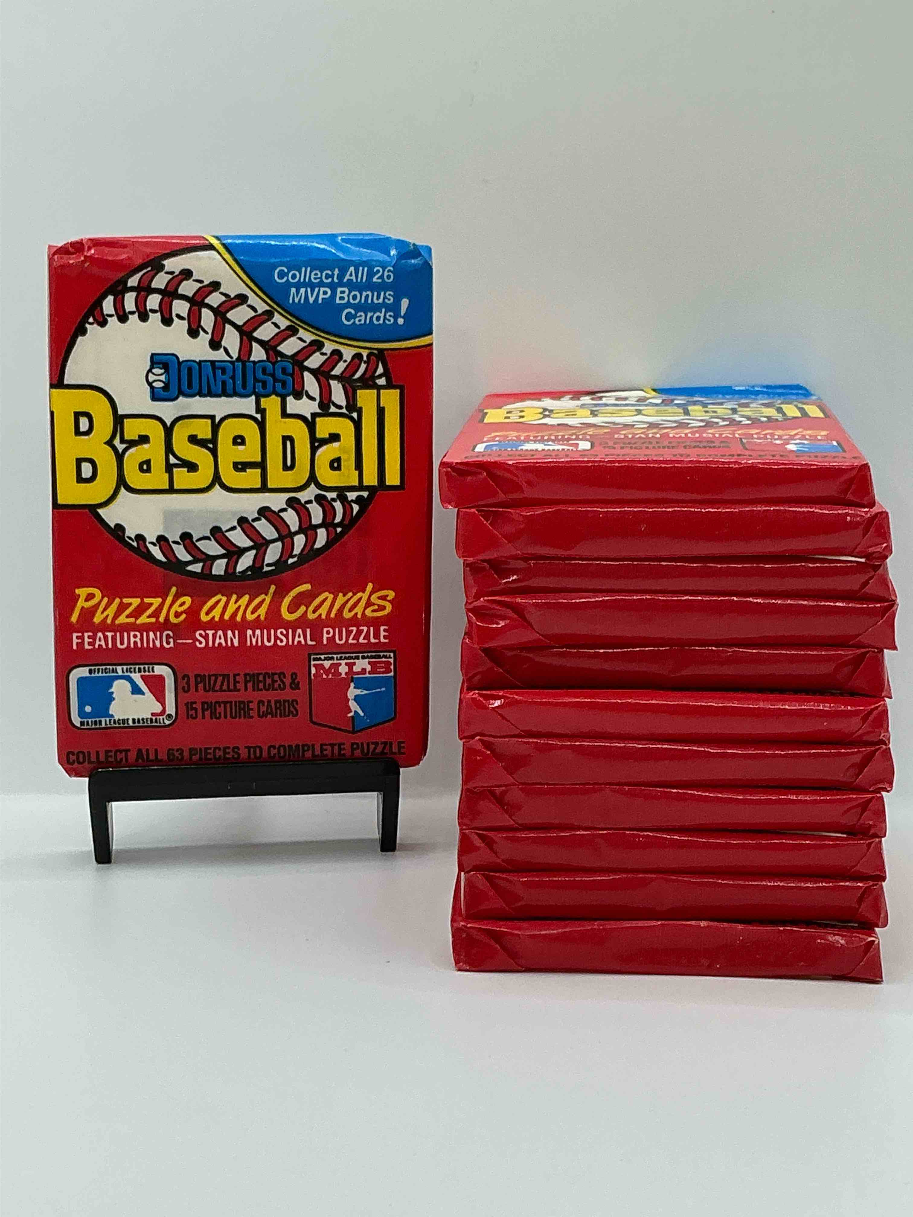 1988 donruss baseball unopened sports card wax packs, direct from original box!search for valuable don mattingly & nolan ryan cards!