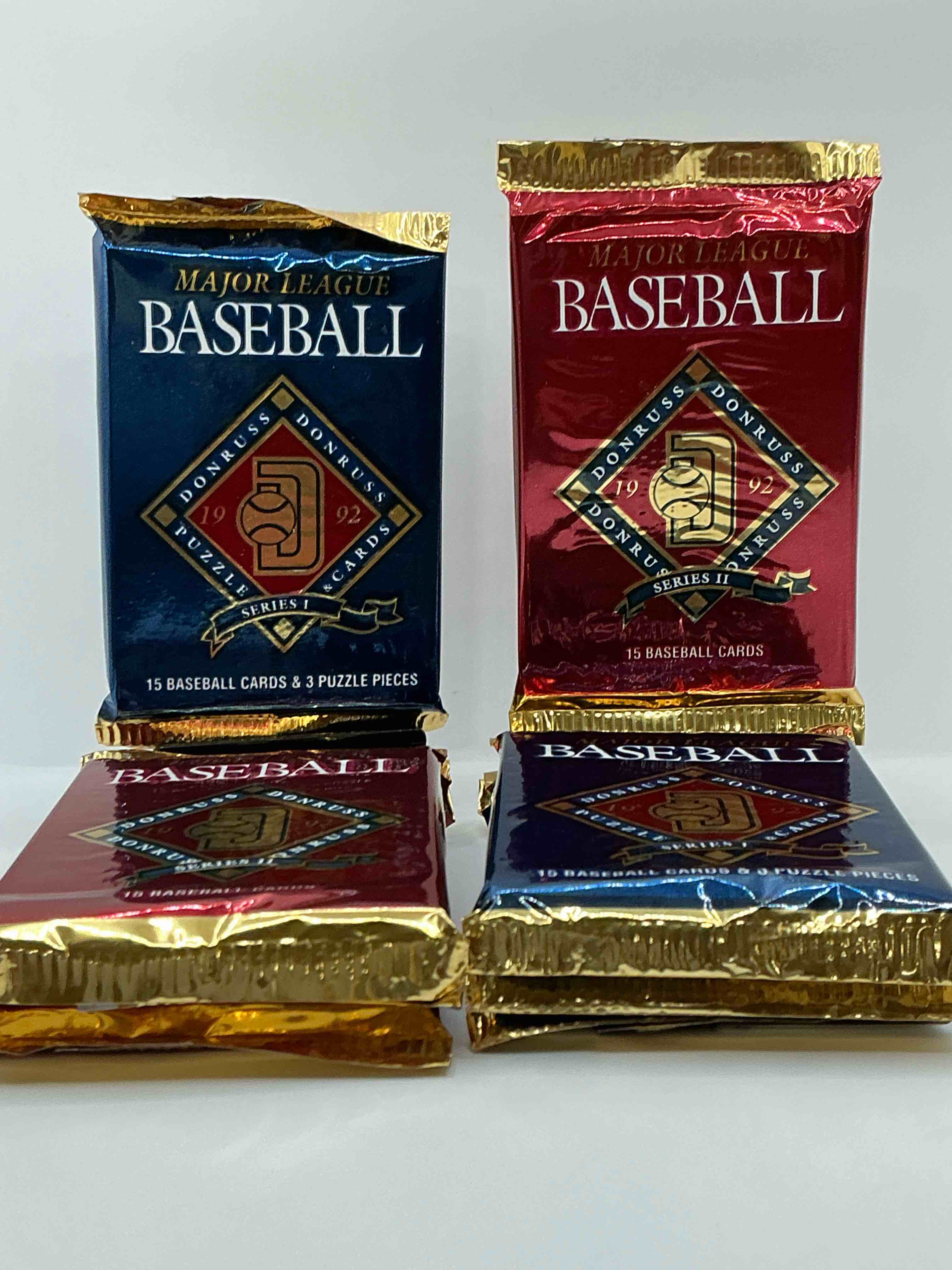 1992 donruss baseball series 1 and 2 unopened sealed sports card pack, direct from original sealed retail case! search for valuable cards from ricky henderson & noian ryan & so much morel also, search for 1 of 5000 personally autographed cal ripken jr. cards randomly inserted!