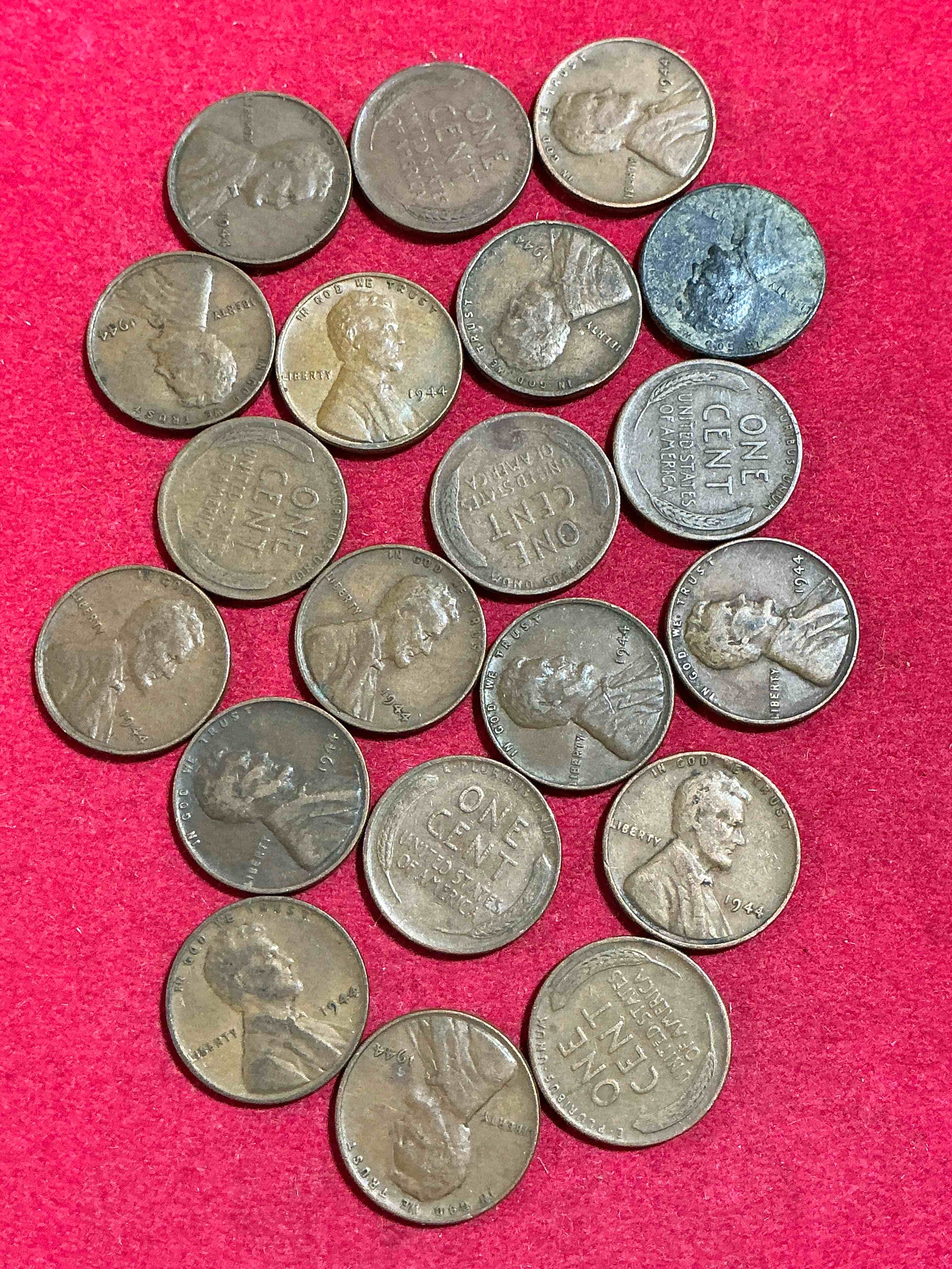1944 calling world war 2 buffs! 1944 d-day era wheat pennies! d-day was june 6th, 1944 & was one of the most significant battles of wwii! own pieces of this era with these genuine 1944 wheat pennies in nice condition!