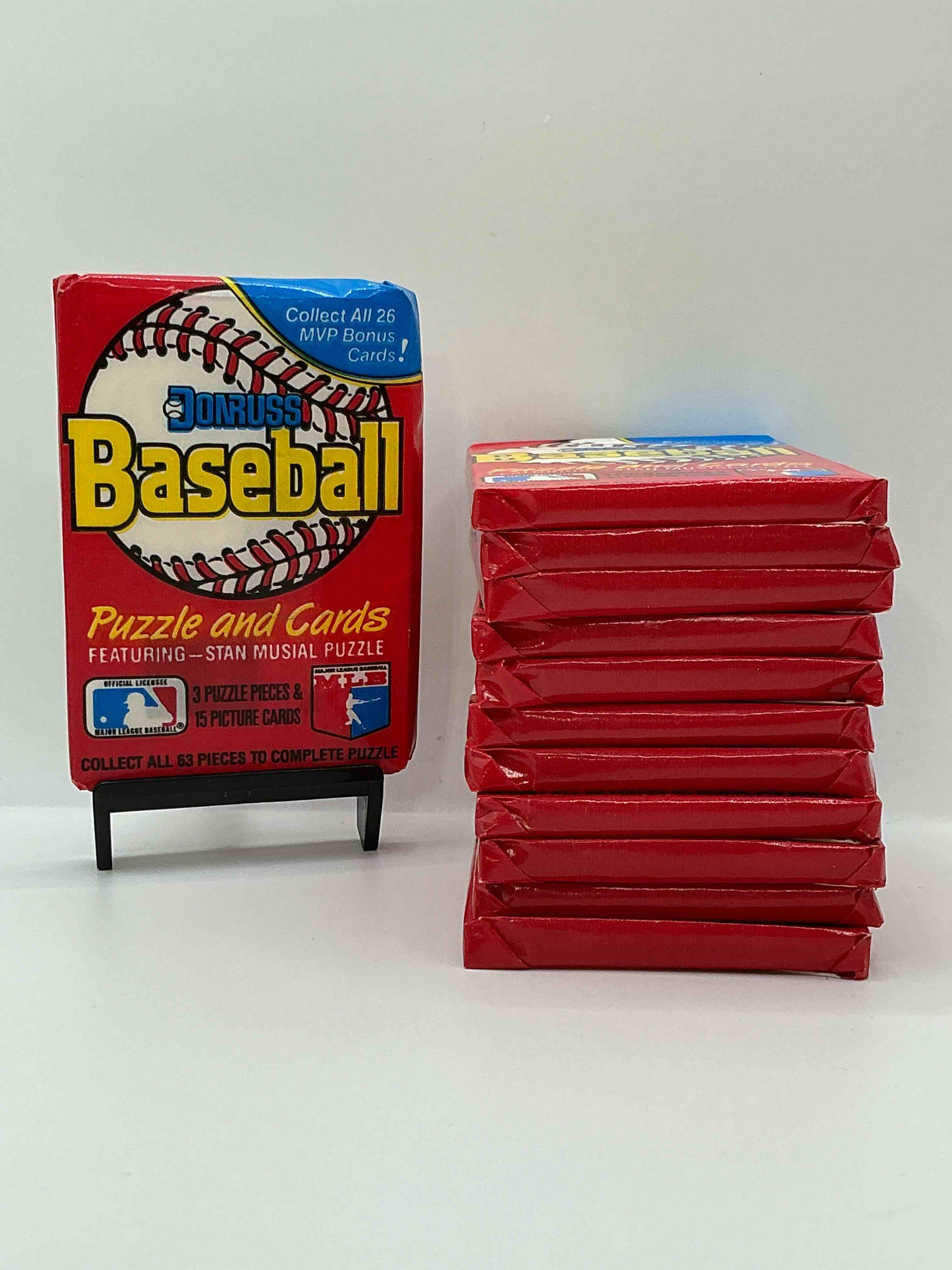 1988 donruss baseball unopened sports card wax packs, direct from original box!search for valuable don mattingly & nolan ryan cards!