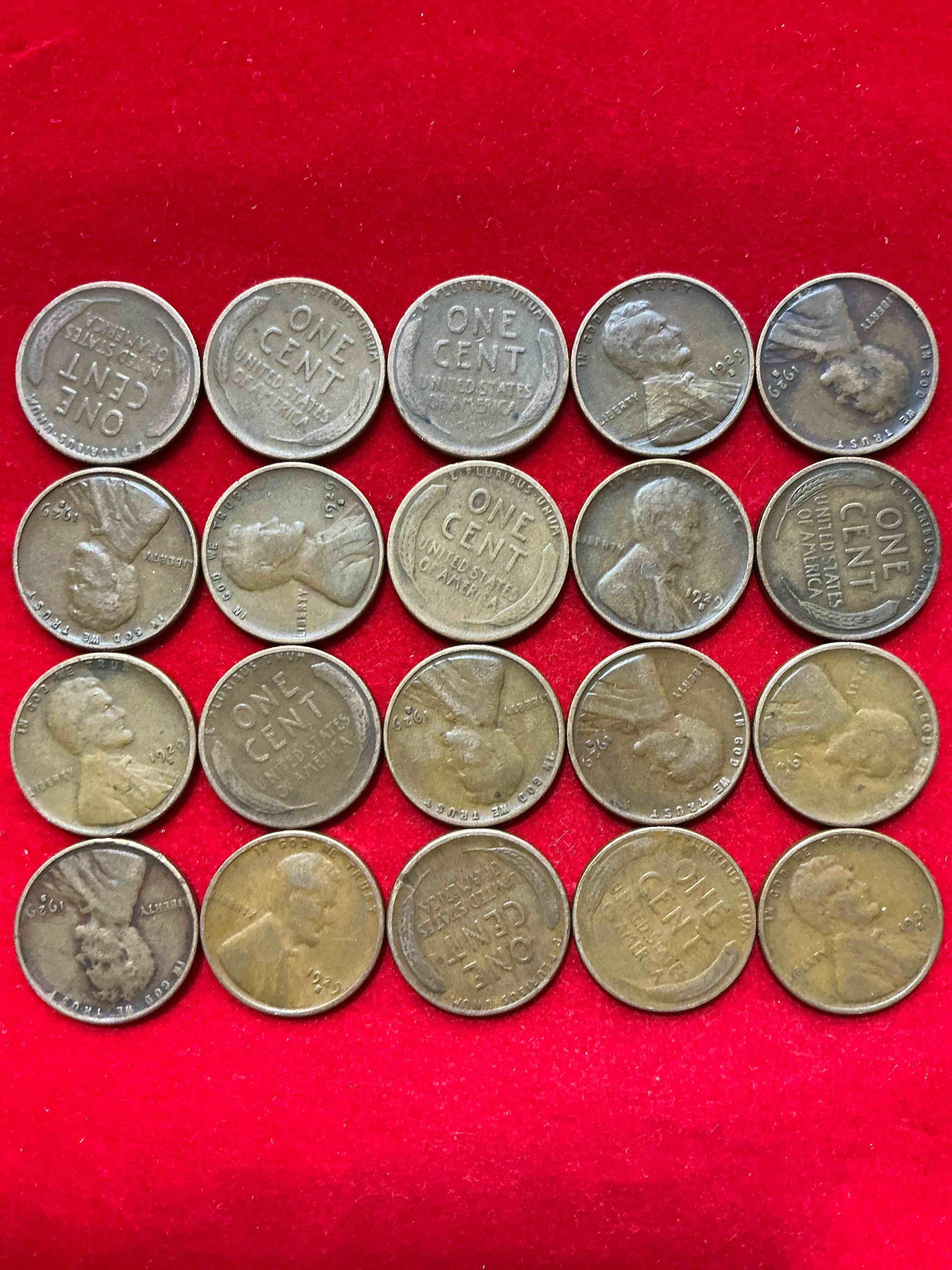 Condition photo showing Good Condition for indian head pennies! these gorgeous u.s. pennies were minted from 1859-1909 & have become serious collector items! the "indian head" design is actually a representation of lady liberty wearing an indian headdress. here are beautiful, well-kept examples representing many different mint years! great for collecting, investing & learning history, & rare with visible dates!
