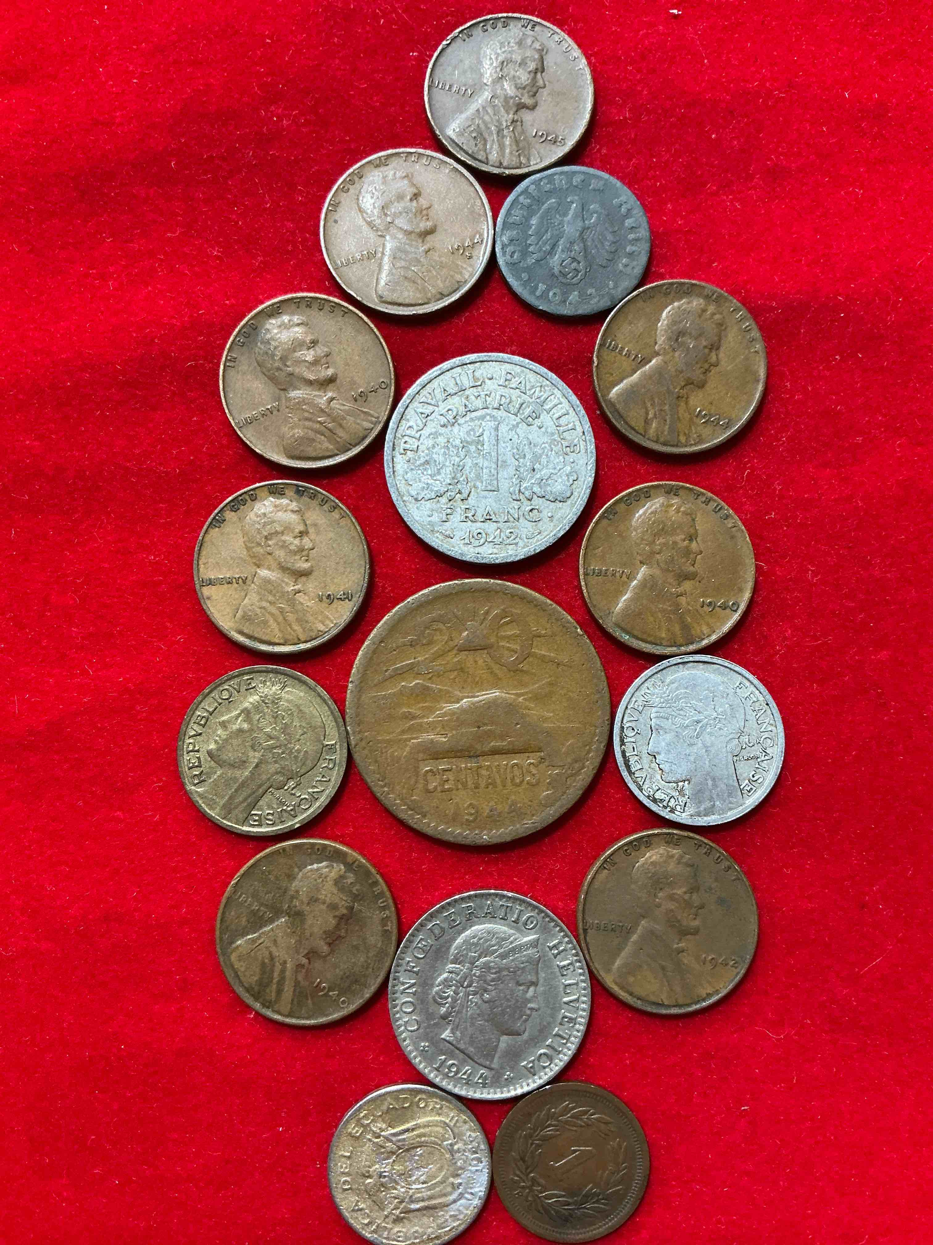 world war two era buffs rejoice! check out this collection of ww2 era (1939-1945) coins! super hard to collect & find in one place! great conversation pieces & incredible pieces of history!