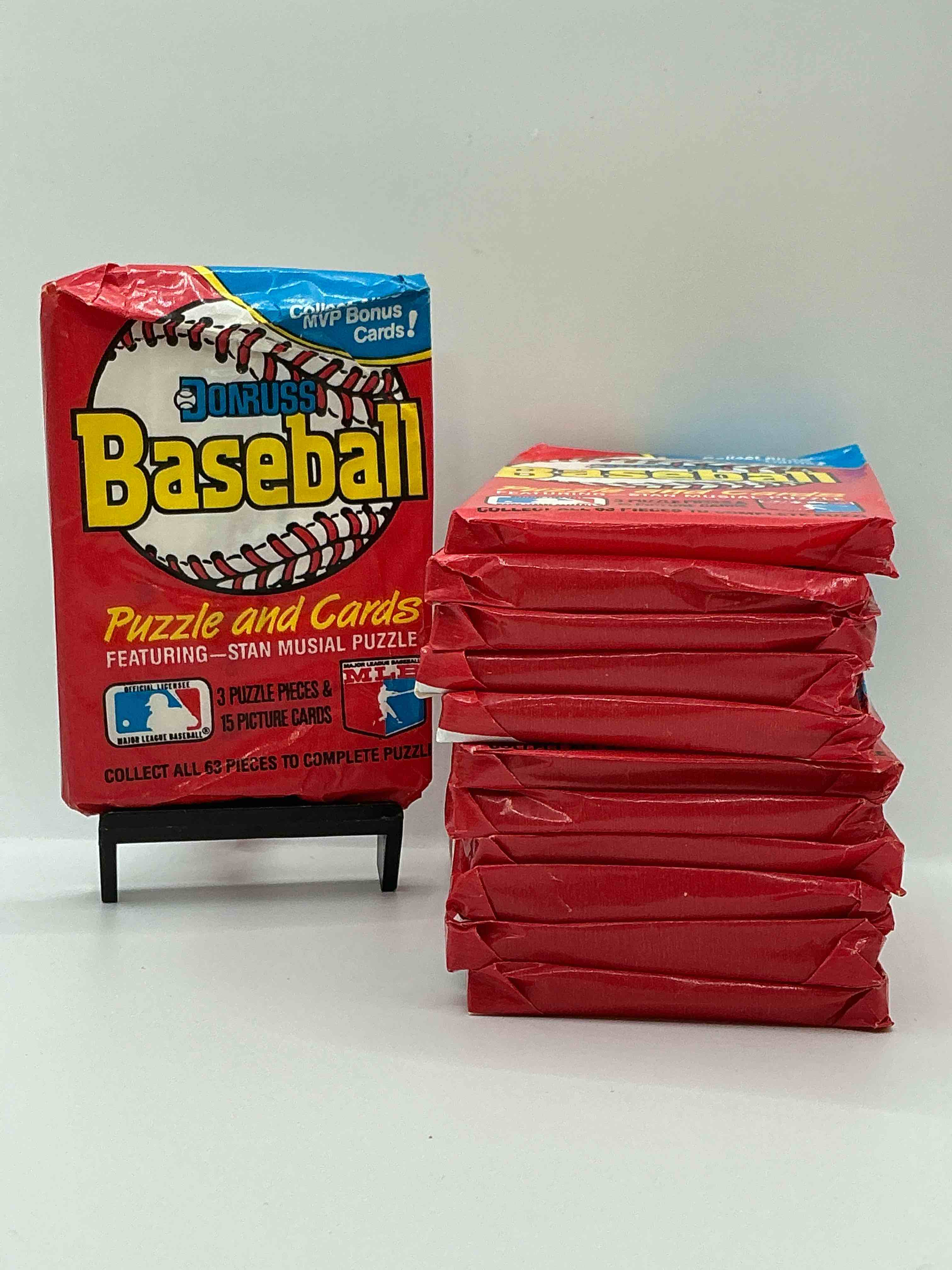 1988 donruss baseball unopened sports card wax packs, direct from original box!search for valuable don mattingly & nolan ryan cards!