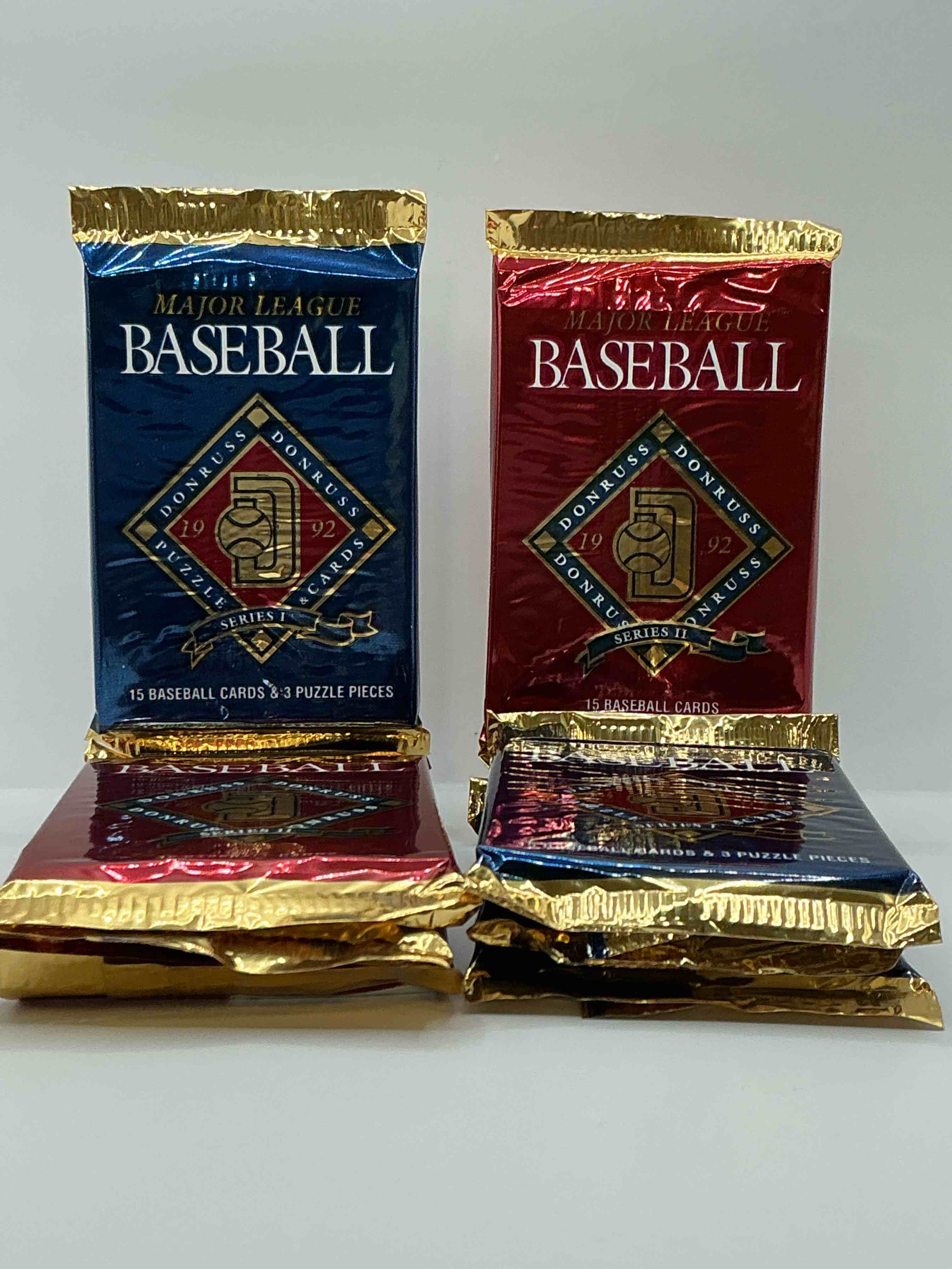 1992 donruss baseball series 1 and 2 unopened sealed sports card pack, direct from original sealed retail case! search for valuable cards from ricky henderson & noian ryan & so much morel also, search for 1 of 5000 personally autographed cal ripken jr. cards randomly inserted!