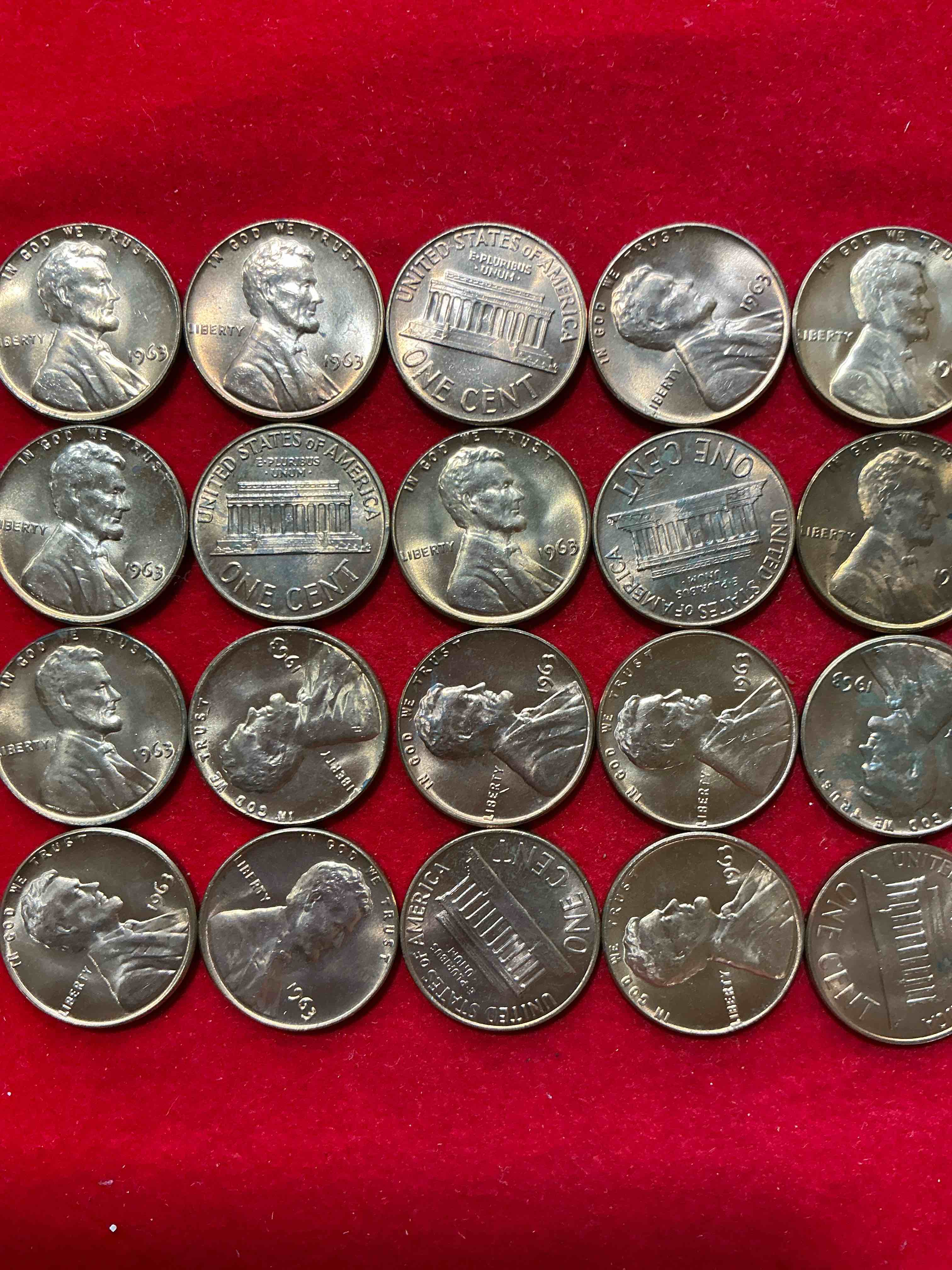 1963 "i have a dream" era brilliant uncirculated wheat pennies! these 1963 pennies are direct from the original treasury rolls & haven't seen the light of day since 1963! dr. martin luther king famously gave his "i have a dream" speech on aug 28, 1963. own pieces of this era with these incredible pieces of history!