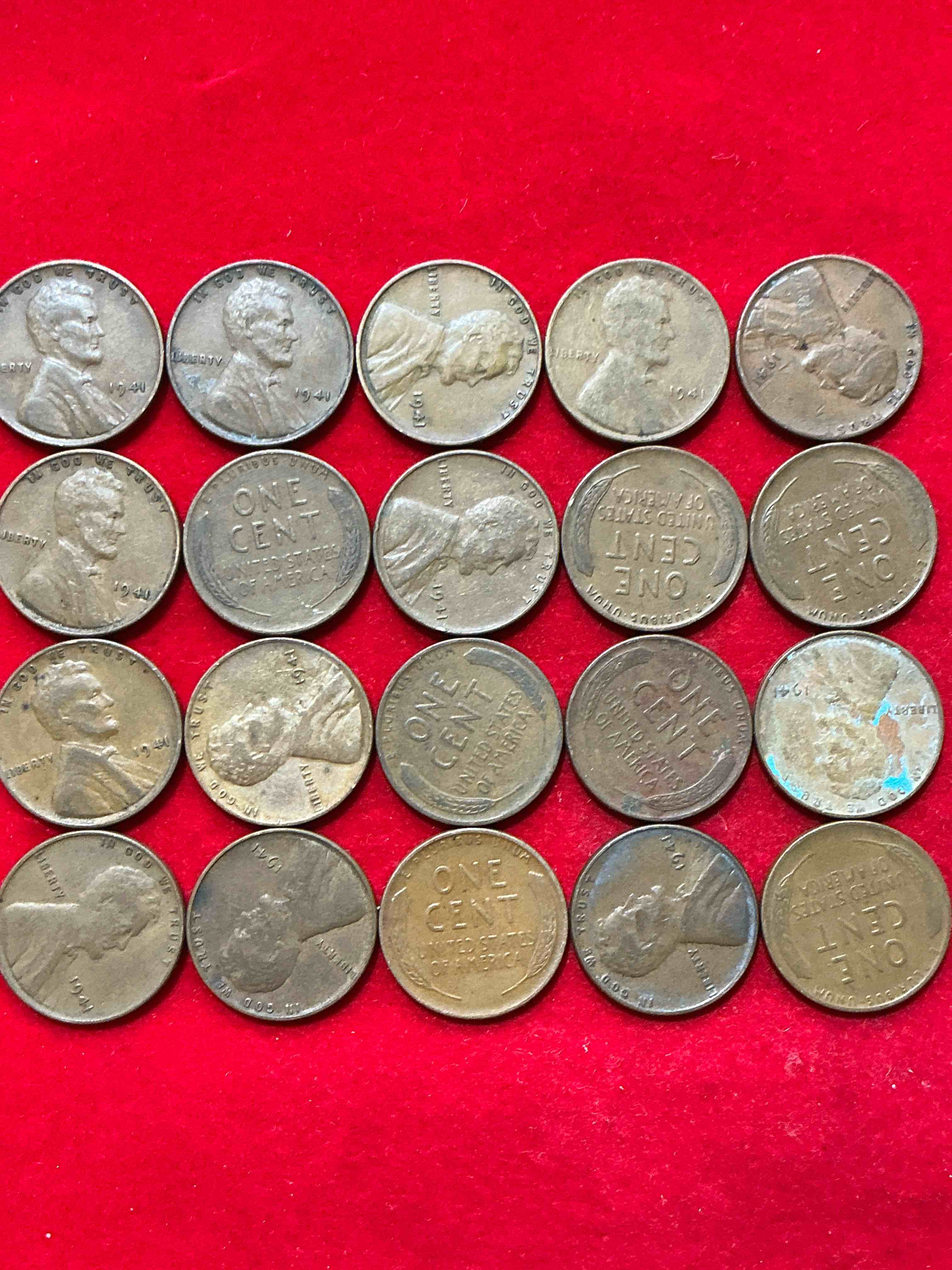 1941 pearl harbor ww2 era pennies! dec 7, 1941, a day that will live in infamy when the japanese bombed pearl harbor bringing america into world war 2! up for auction are 1941 pennies in great condition, awesome pieces of wwii history!