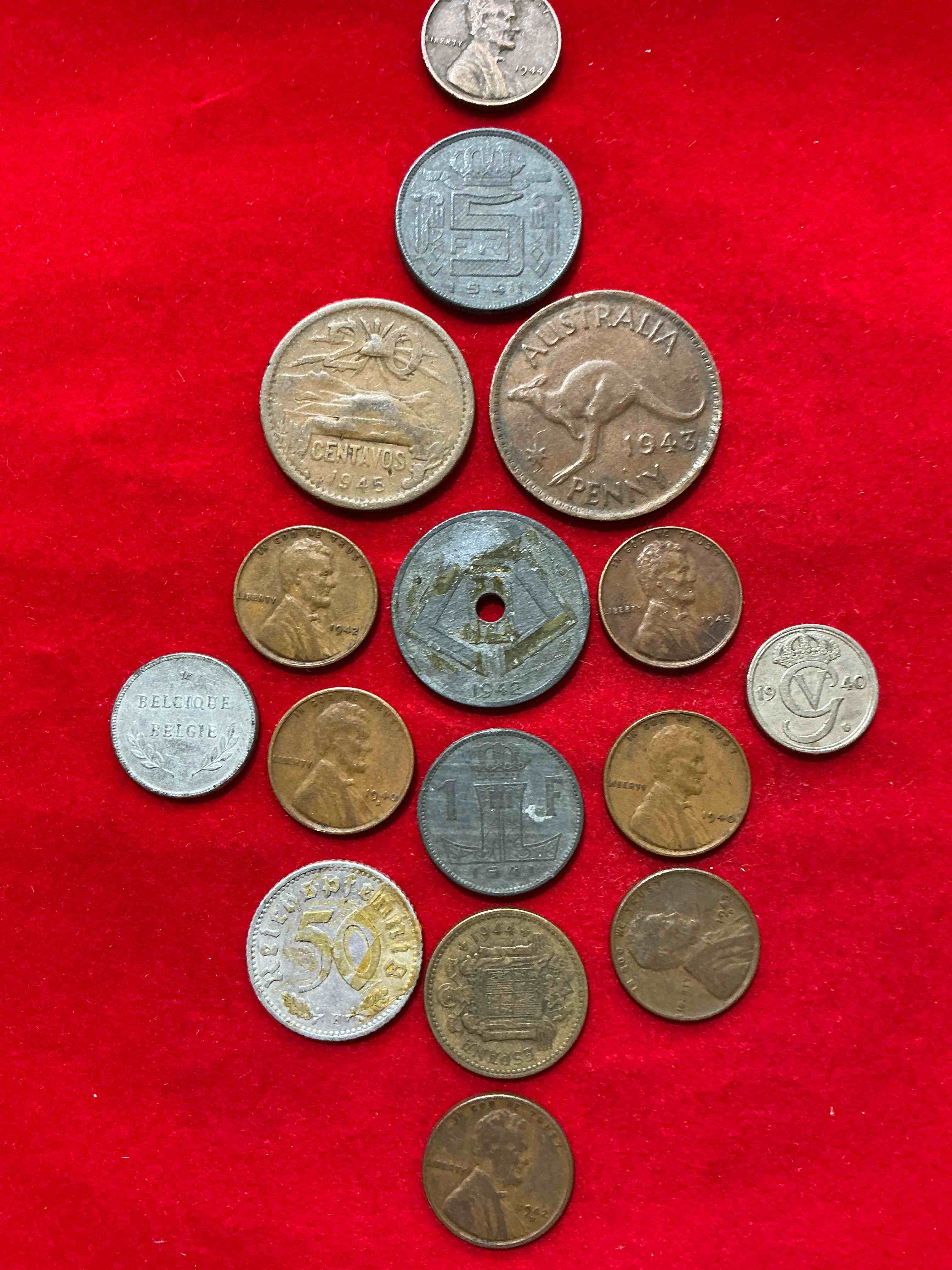 world war two era buffs rejoice! check out this collection of ww2 era (1939-1945) coins! super hard to collect & find in one place! great conversation pieces & incredible pieces of history!