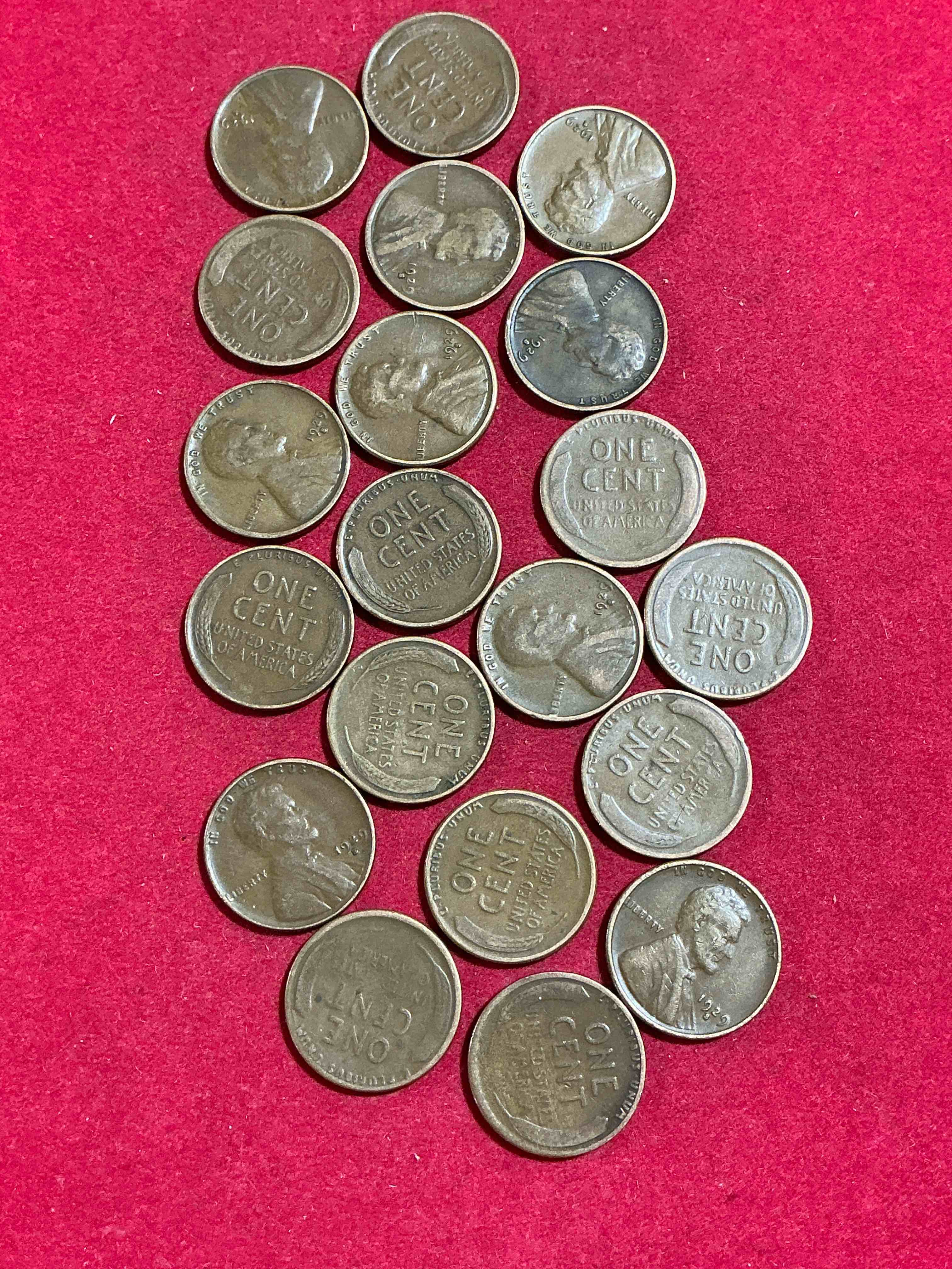 Condition photo showing Good Condition for 1929, a year of infamy!  1929 is the year the roaring 1920’s came to an end with the devastating stock market crash of october 1929 that led to the great depression.  own pieces of this era with these genuine 1929 wheat pennies in nice condition!  