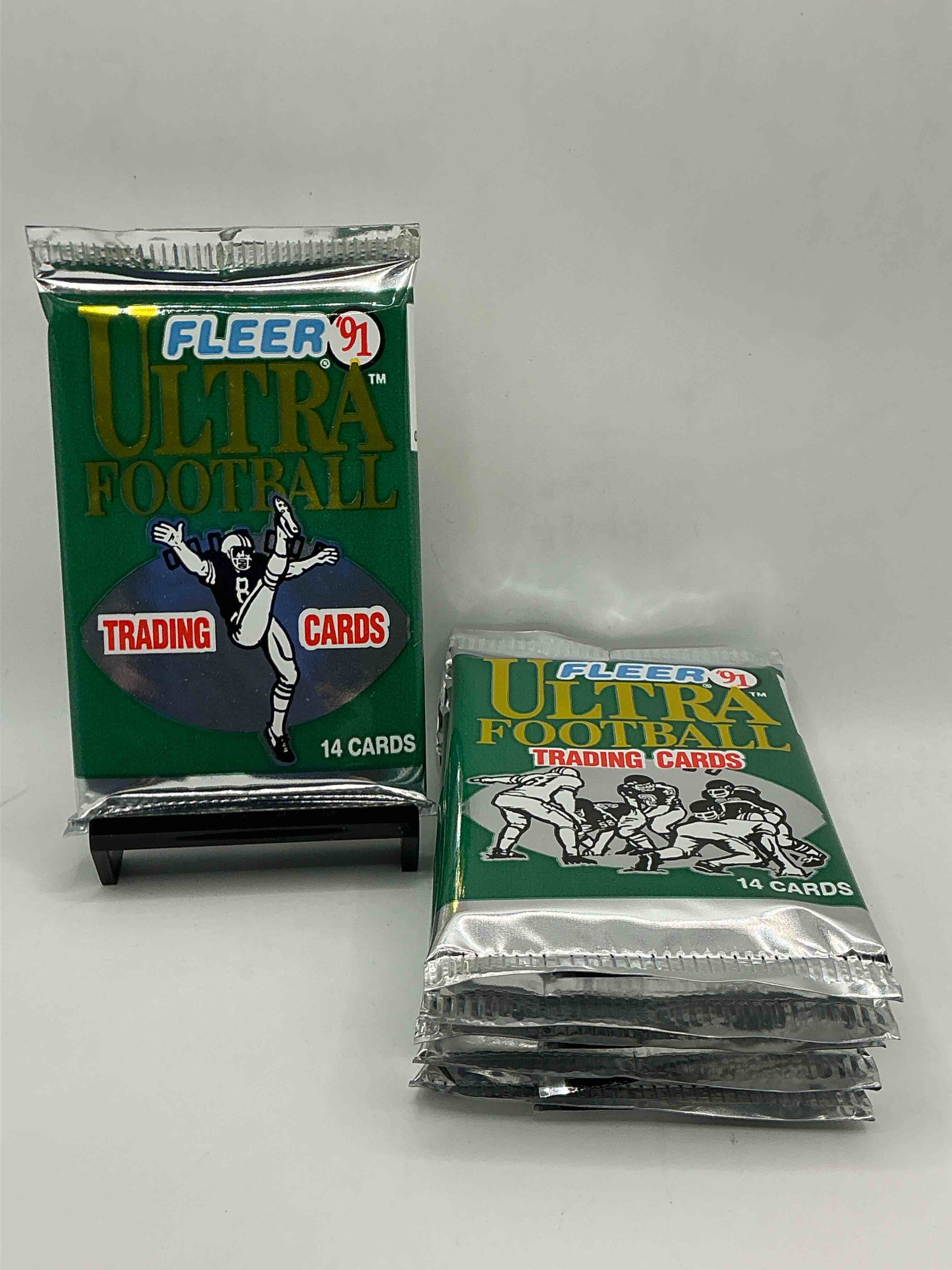 brett favre rookie!? 1991 fleer ultra unopened packs straight from original box! search for brett favre rookie & other valuable cards from joe montana emmitt smith & barry sanders!