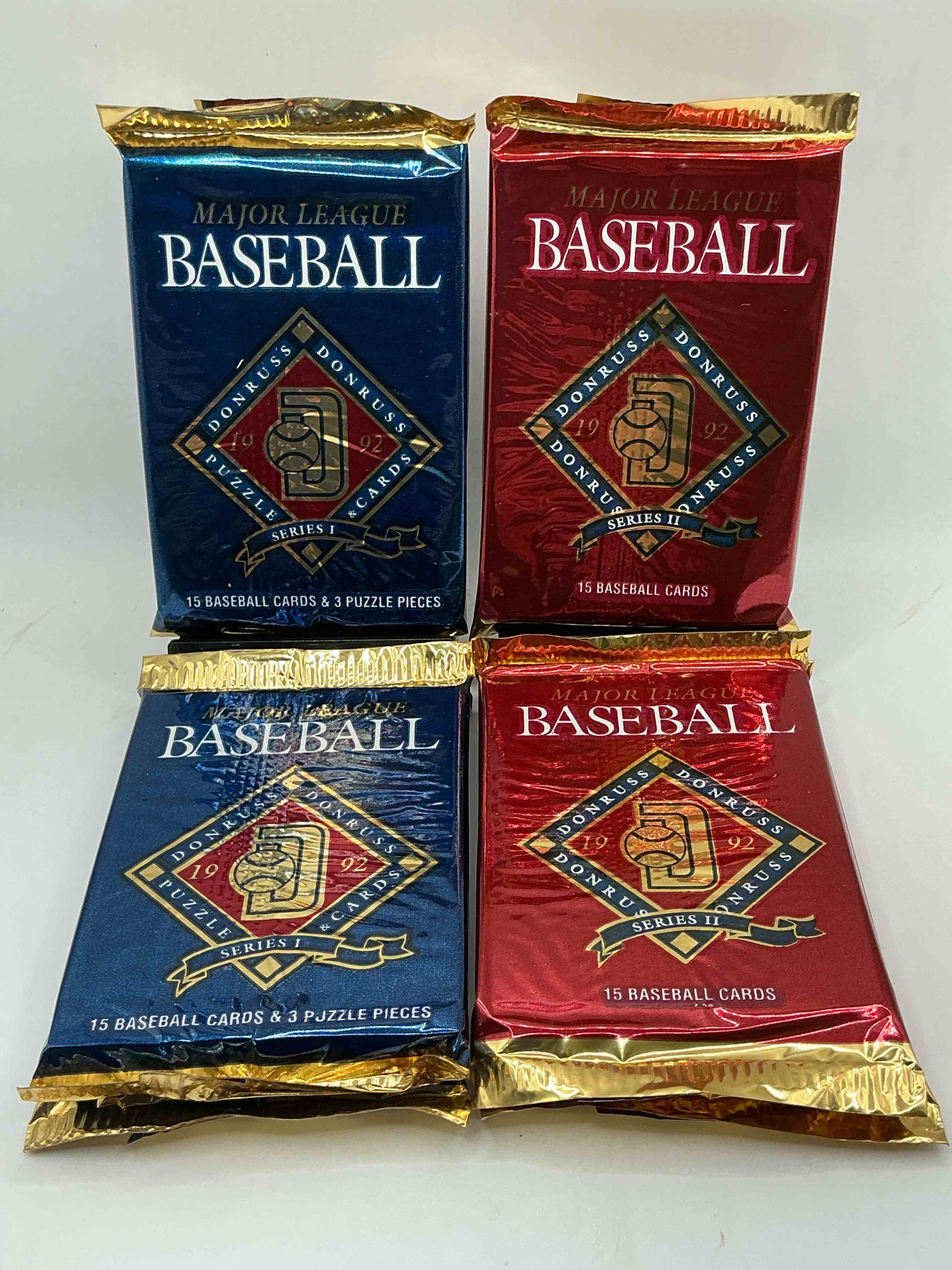 1992 donruss baseball series 1 and 2 unopened sealed sports card pack, direct from original sealed retail case! search for valuable cards from ricky henderson & noian ryan & so much morel also, search for 1 of 5000 personally autographed cal ripken jr. cards randomly inserted!
