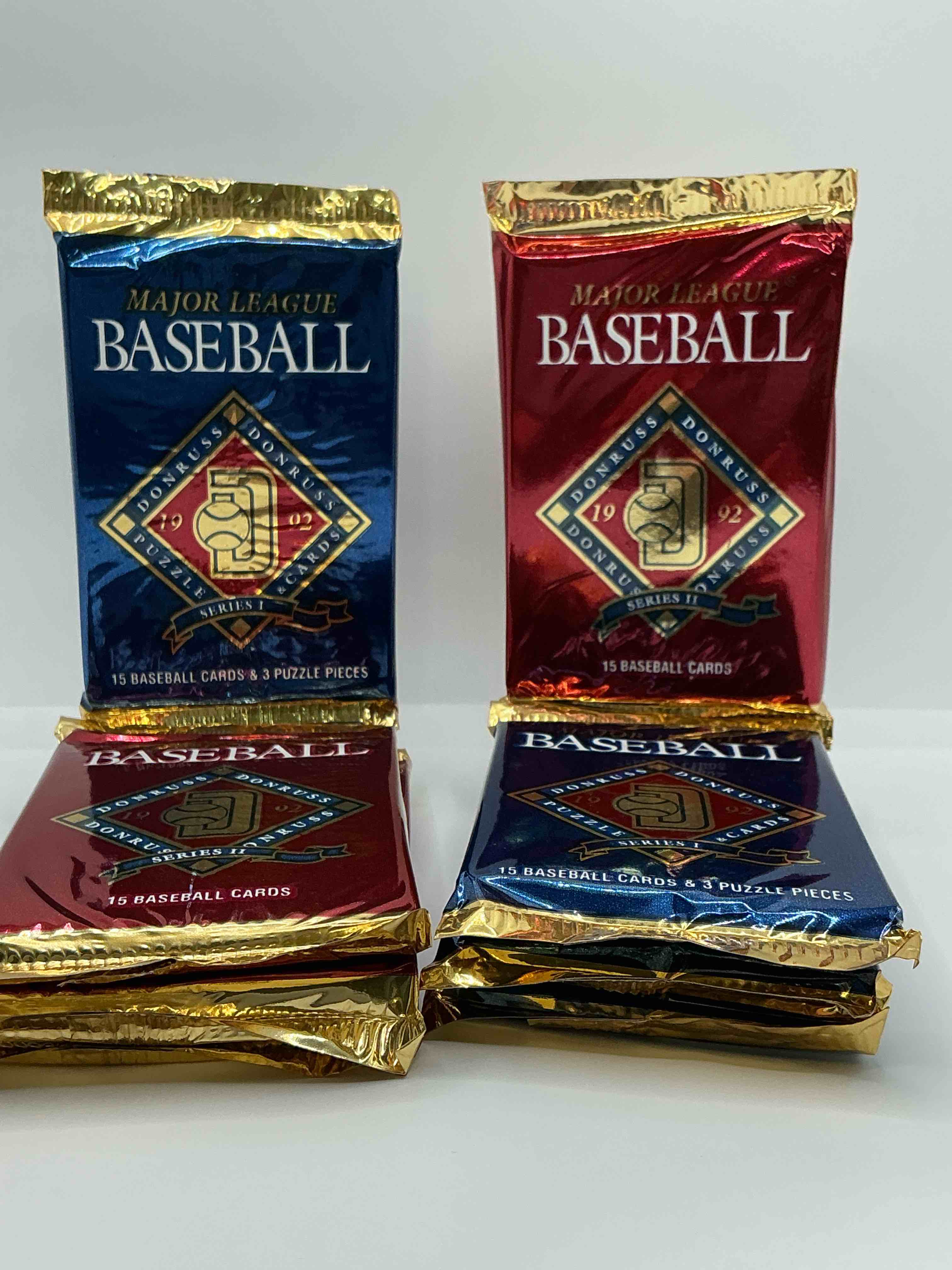 1992 donruss baseball series 1 and 2 unopened sealed sports card pack, direct from original sealed retail case! search for valuable cards from ricky henderson & noian ryan & so much morel also, search for 1 of 5000 personally autographed cal ripken jr. cards randomly inserted!