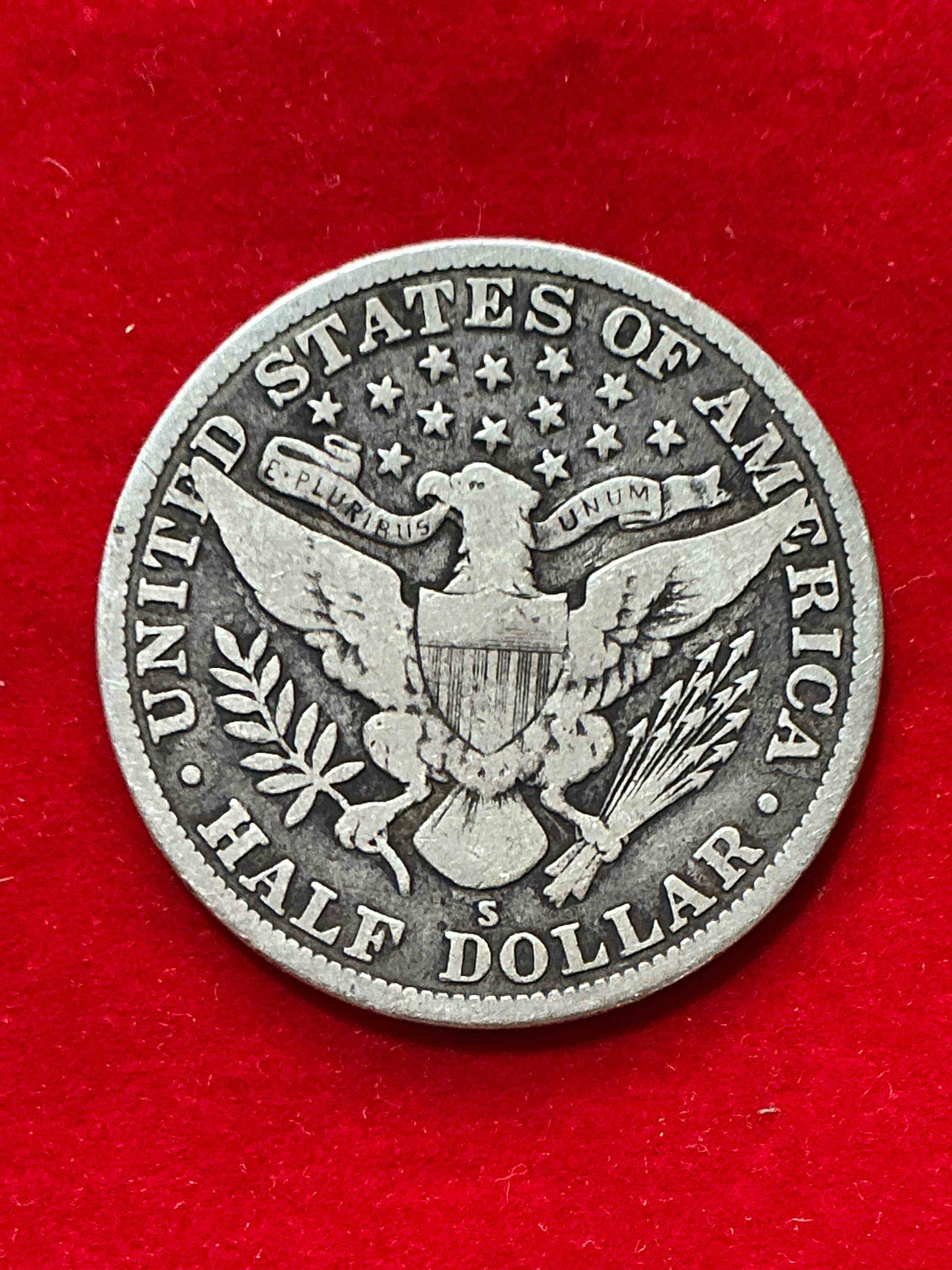 Condition photo showing New/Like New for rare us fine silver! barber half dollar, 90% silver! 1915 edition! nearly impossible to collect! rare & very coveted by collectors! own a piece of history great for coin collectors, think of the history these coins have seen! rare 90% silver barber half dollar!
