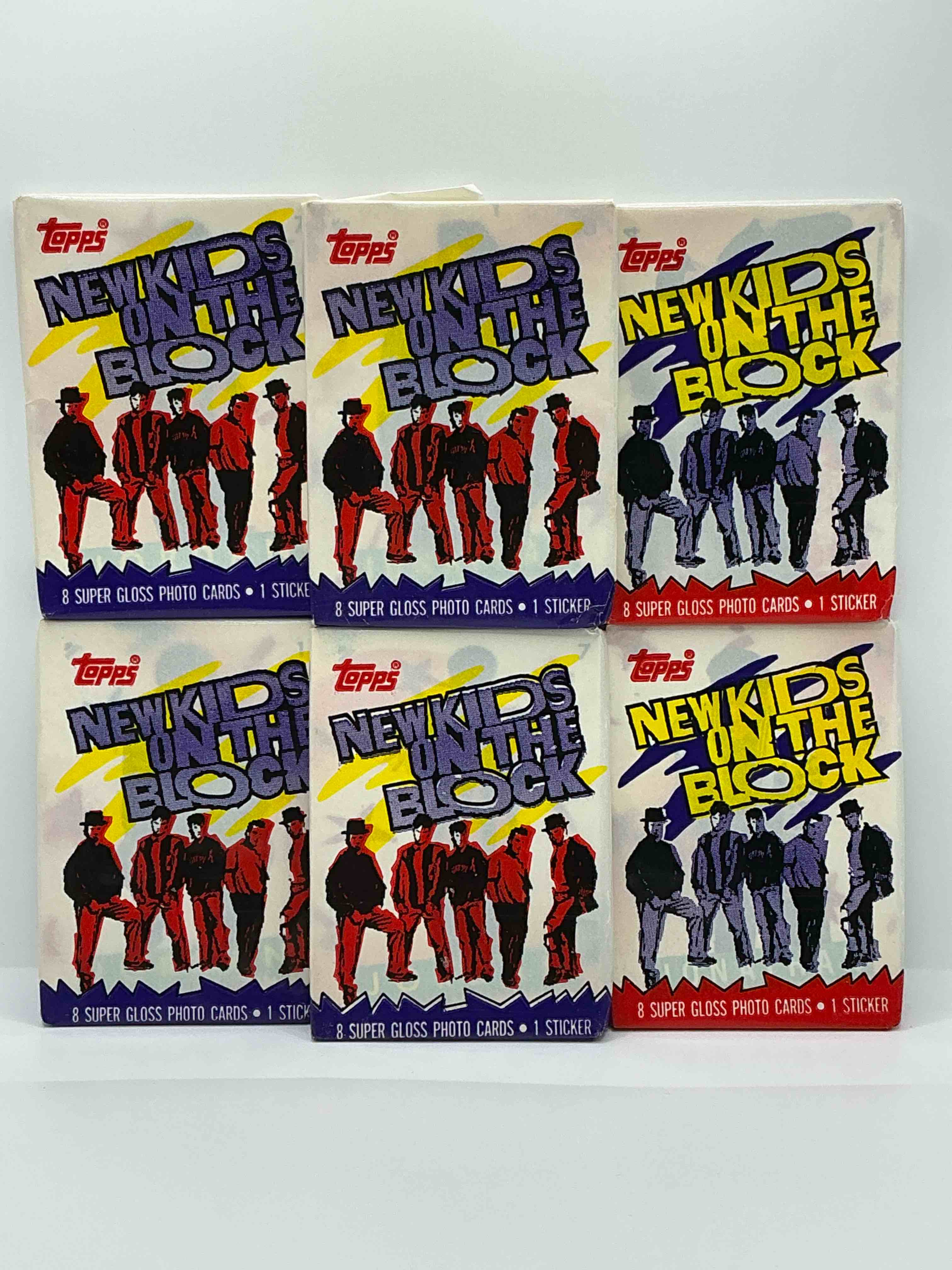 1989 Hangin’ Tough!  New Kids On The Block, The Original Boy Band History!  Check Out These Original, Sealed New Kids Trading Card Wax Packs, Direct From Original Retail Case!  Re-Live 1989 With These Highly Collectible, Authentic Pieces Of Pop Culture History!  