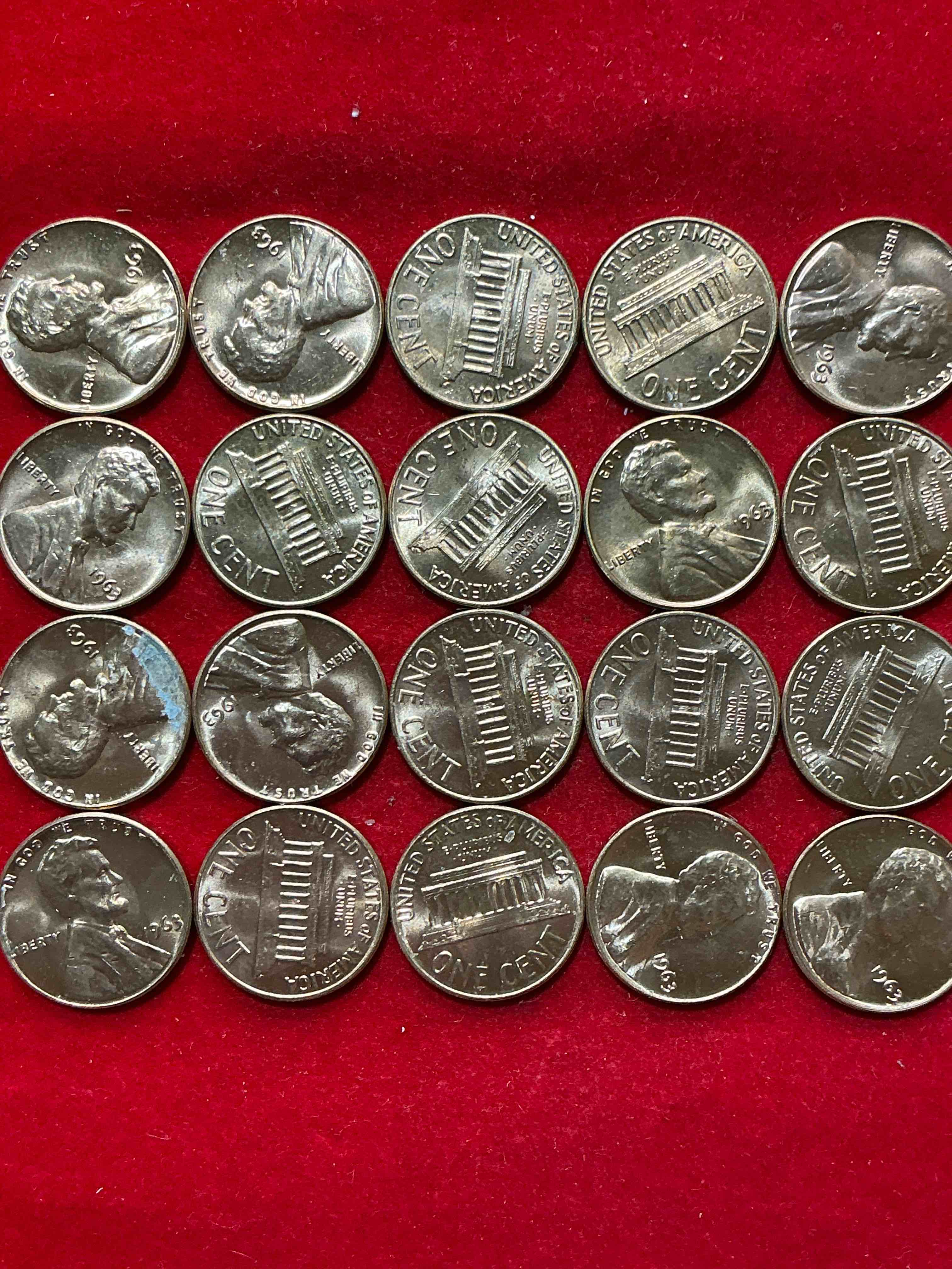 1963 "i have a dream" era brilliant uncirculated wheat pennies! these 1963 pennies are direct from the original treasury rolls & haven't seen the light of day since 1963! dr. martin luther king famously gave his "i have a dream" speech on aug 28, 1963. own pieces of this era with these incredible pieces of history!
