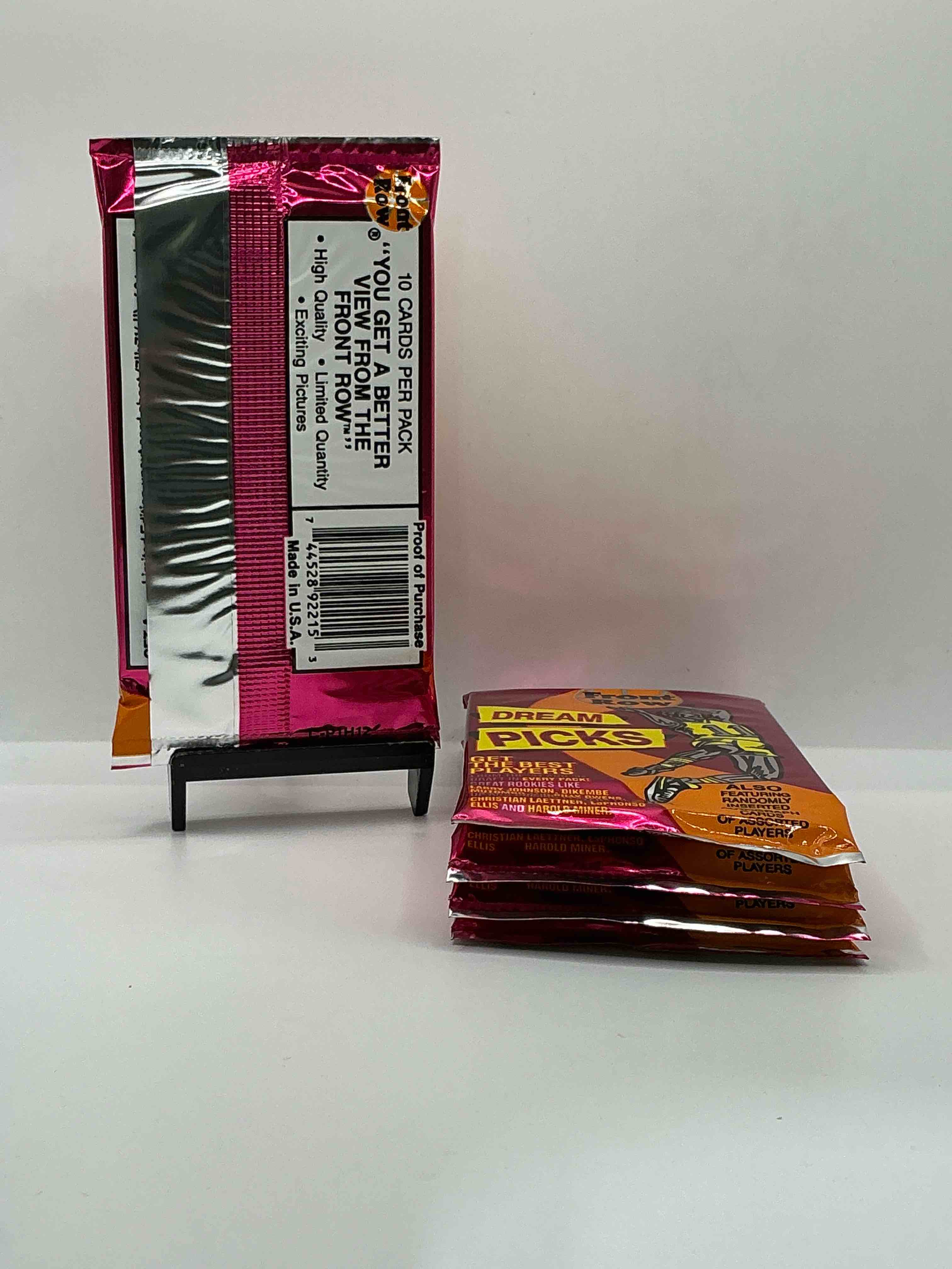 Condition photo showing New/Like New for 1991 throwback rarity! here's something you've probably never seen! 1991 front row college basketball / nba unopened sealed packs, direct from sealed original retail case! includes randomly inserted rare autograph cards! front row was the “original" college jersey card packs back in the day & has long been defunct. these cards are becoming serious collector items due to their scarcity. these things are serious rare! own some great sports card history & something you'll rarely see again!