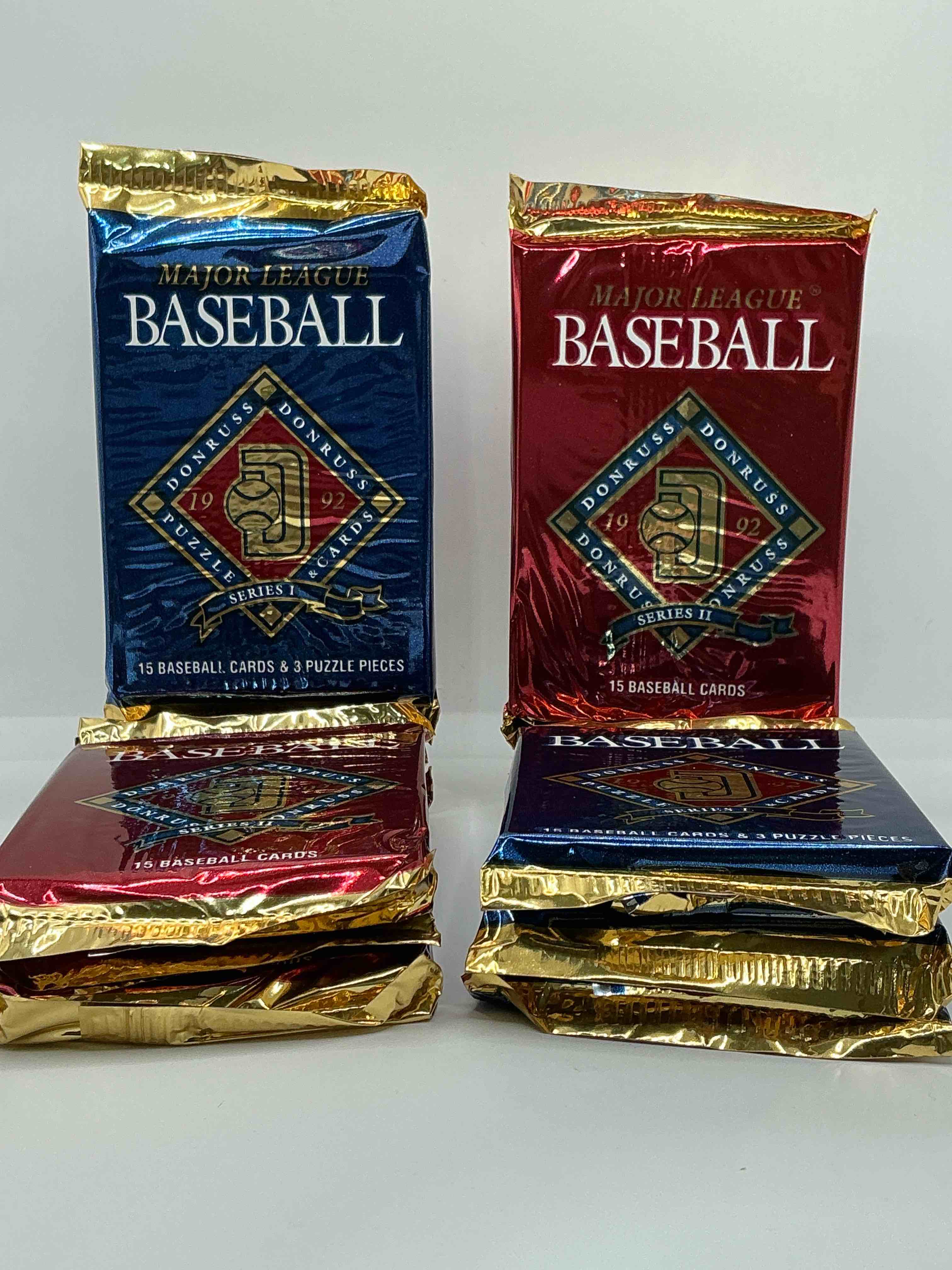 1992 donruss baseball series 1 and 2 unopened sealed sports card pack, direct from original sealed retail case! search for valuable cards from ricky henderson & nolan ryan & so much more! also, search for 1 of 5000 personally autographed cal ripken jr. cards randomly inserted!