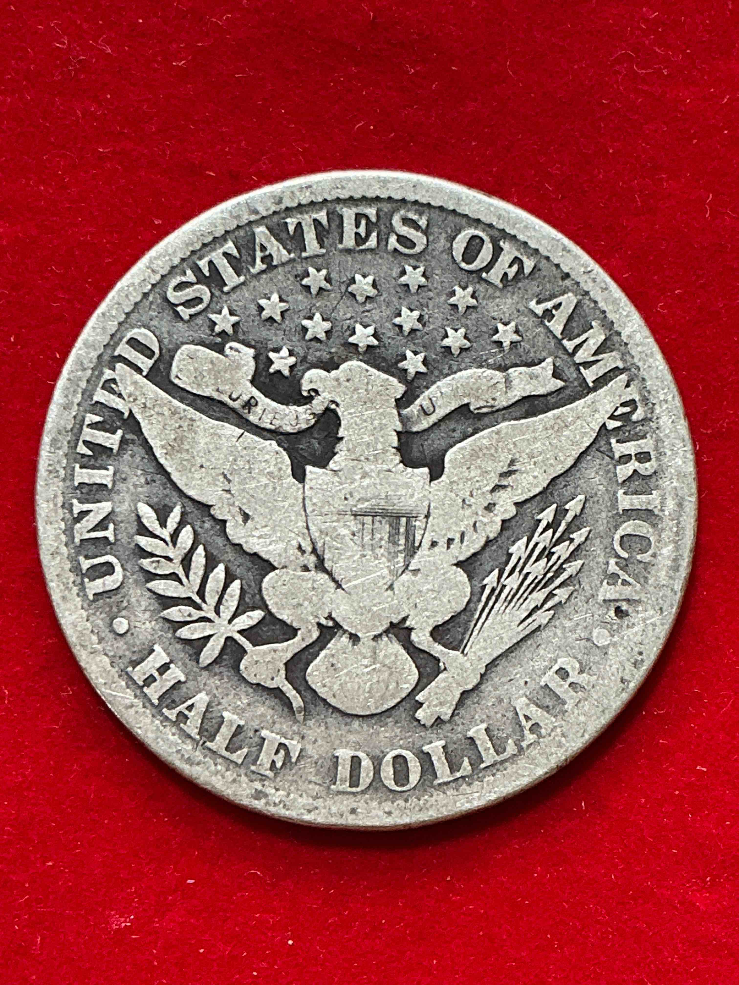 Condition photo showing Good Condition for rare us fine silver! barber half dollar, 90% silver! 1900 edition! nearly impossible to collect! rare & very coveted by collectors! own a piece of history great for coin collectors, think of the history these coins have seen! rare 90% silver barber half dollar!