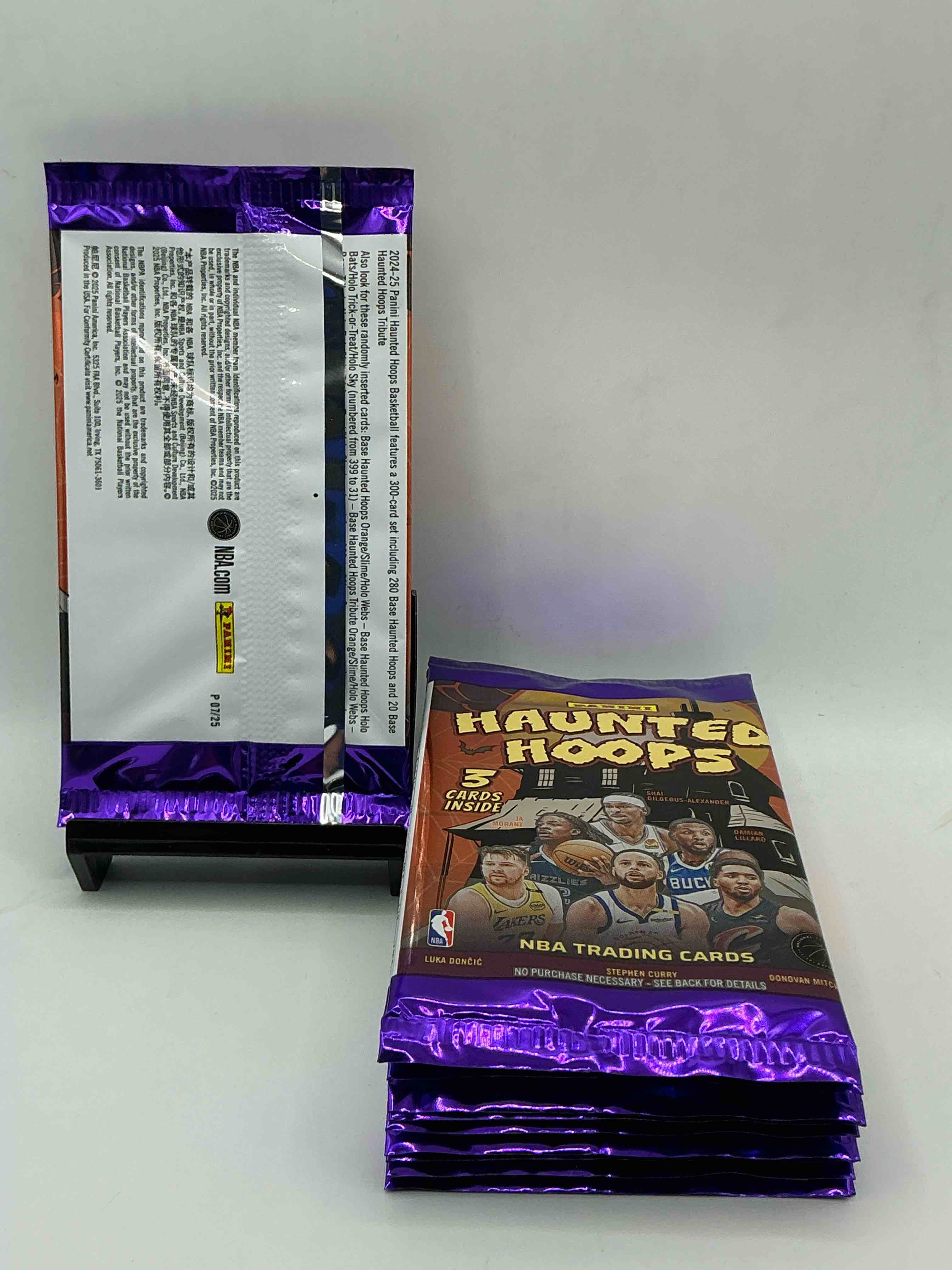 Condition photo showing New/Like New for reed sheppard rookie!? stephon castle rookie!?  2025 nba basketball packs, spooky edition! nba hoops craziness!