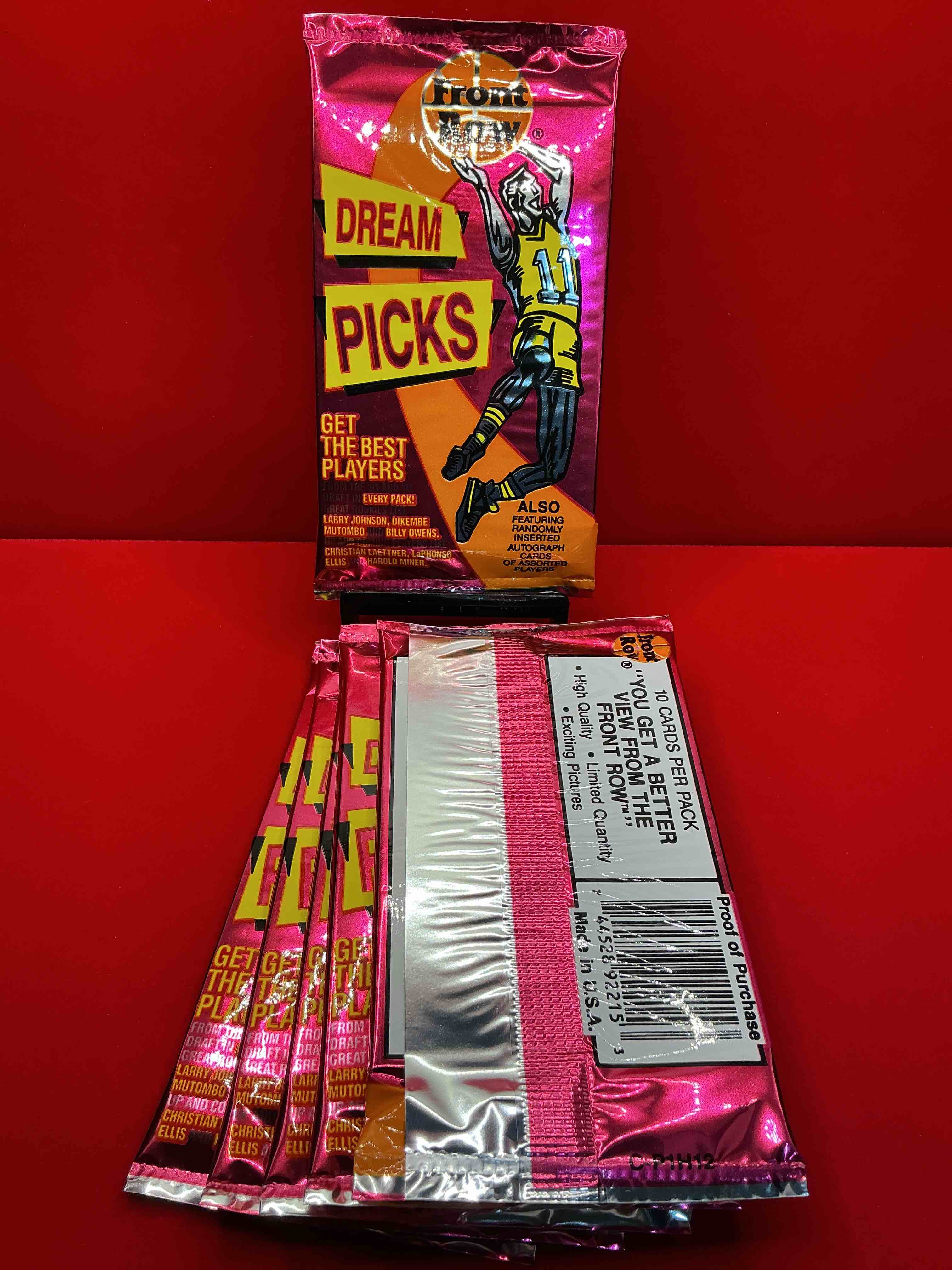 Condition photo showing New/Like New for 1992 rarity! here's something you've probably never seen! 1992 front row college basketball / nba unopened sealed packs, direct from sealed original retail case! includes randomly inserted rare autograph cards! front row was the "original" college jersey card packs back in the day & has long been defunct. these cards are becoming serious collector items due to their scarcity. these things are serious retro! own some great sports card history & something you'll rarely see again!