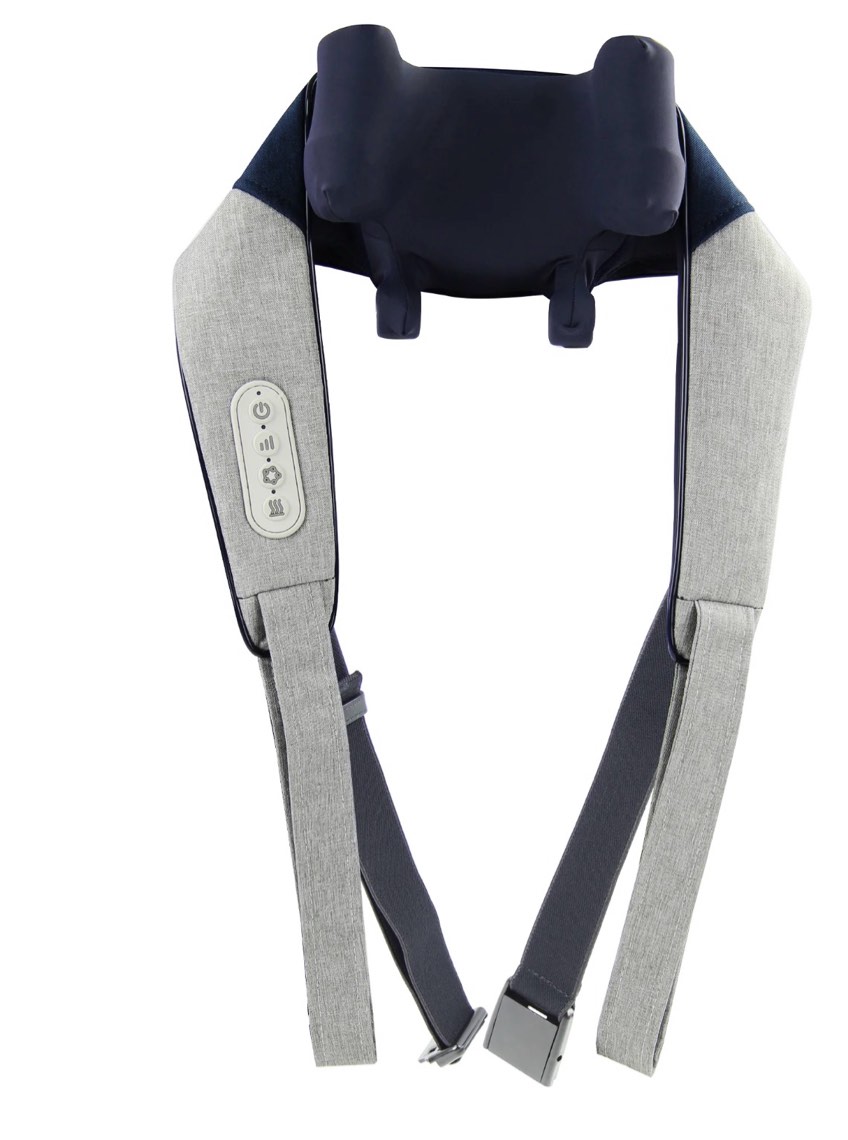 miko shiatsu neck and back massager with heat, hands-free and app controlled