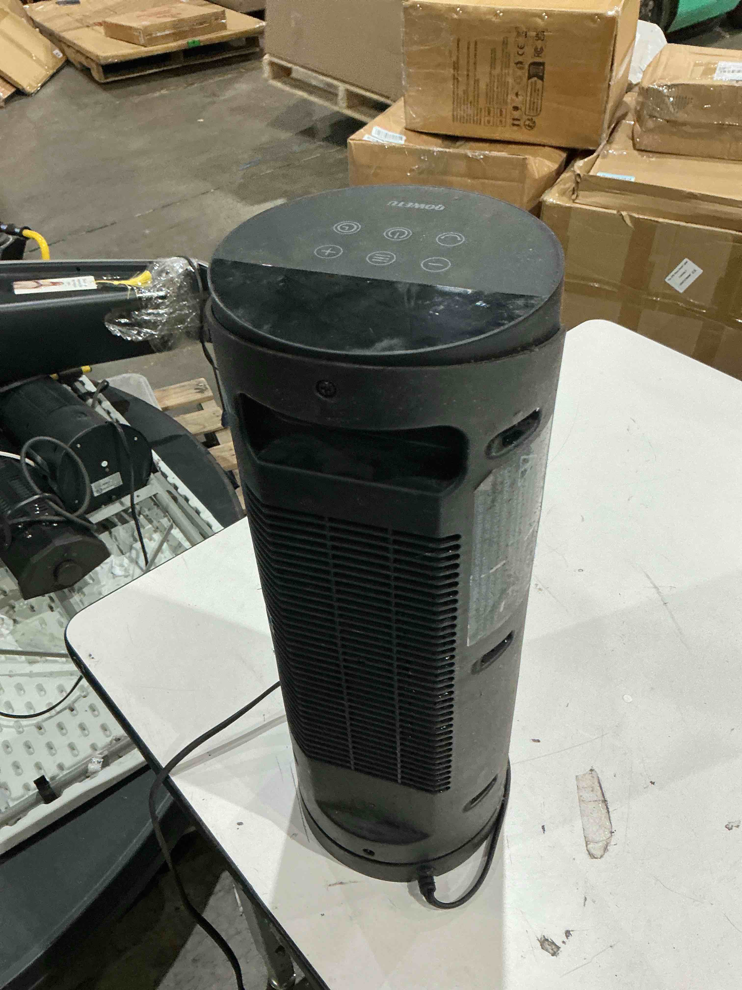 Condition photo showing As Is for qowetu space heater 