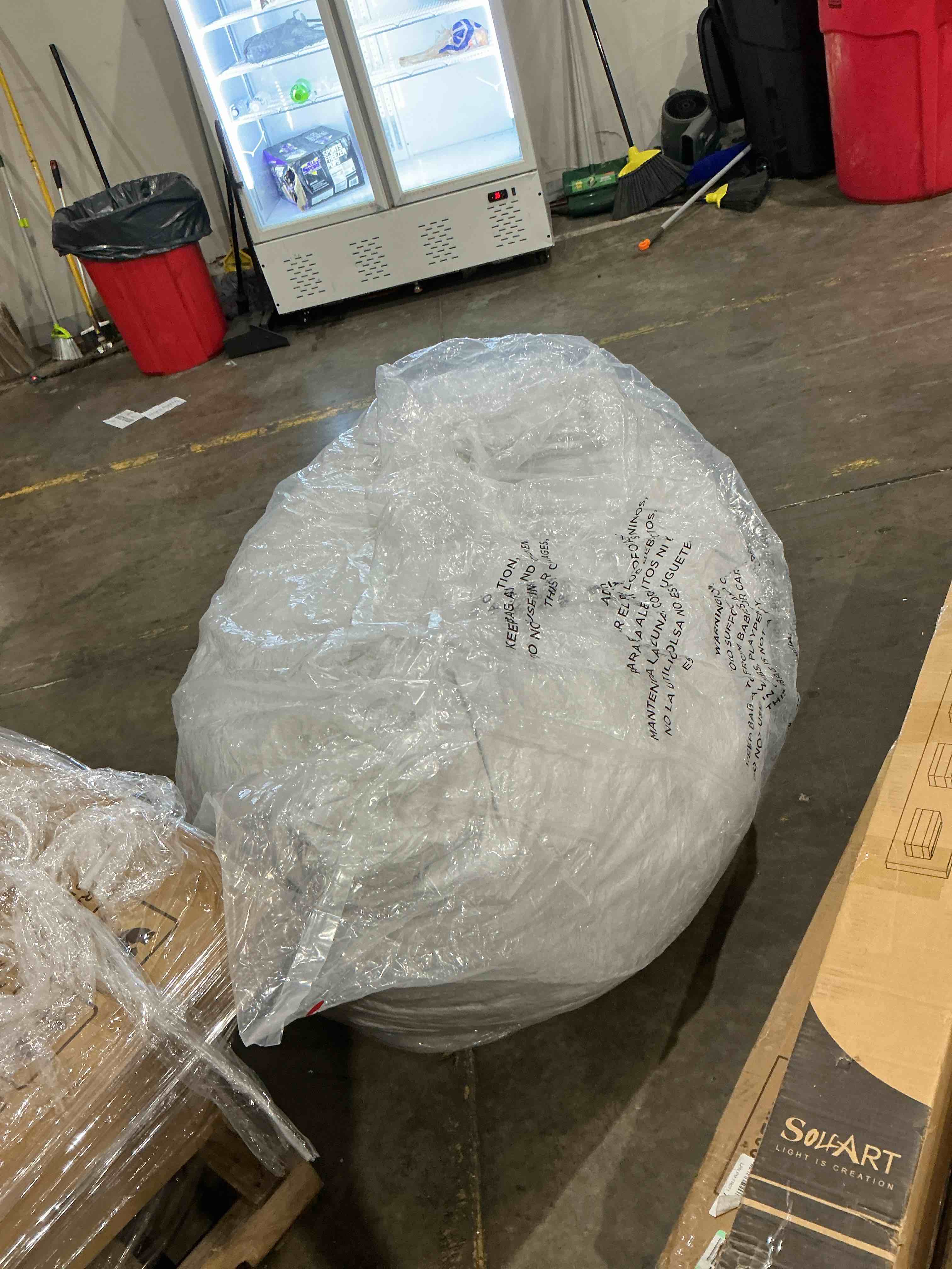 grey memory foam bean bag chair