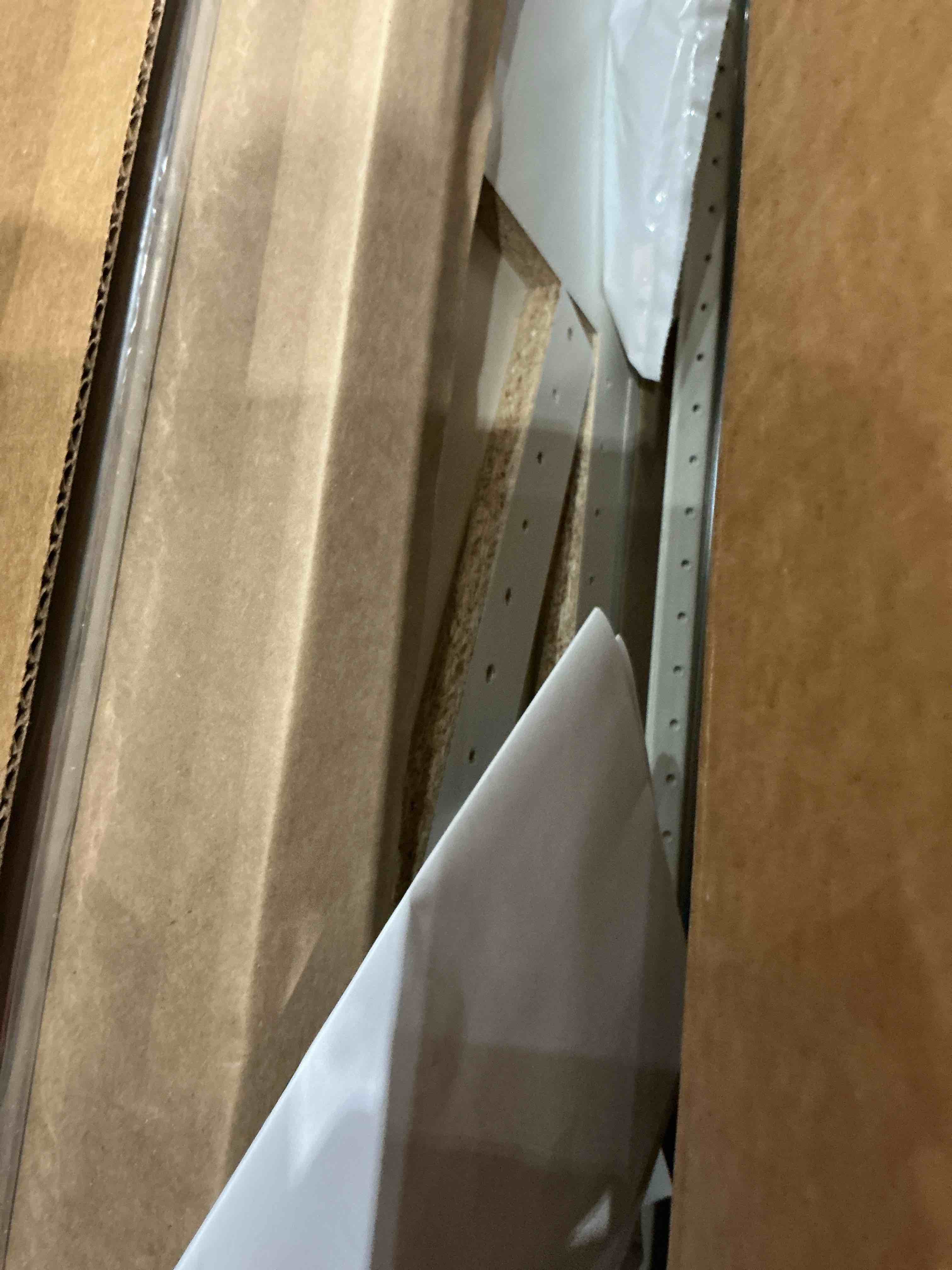 Condition photo showing As Is for easy track classic 10ft twin tower wardrobe kit, ph158-cg, white