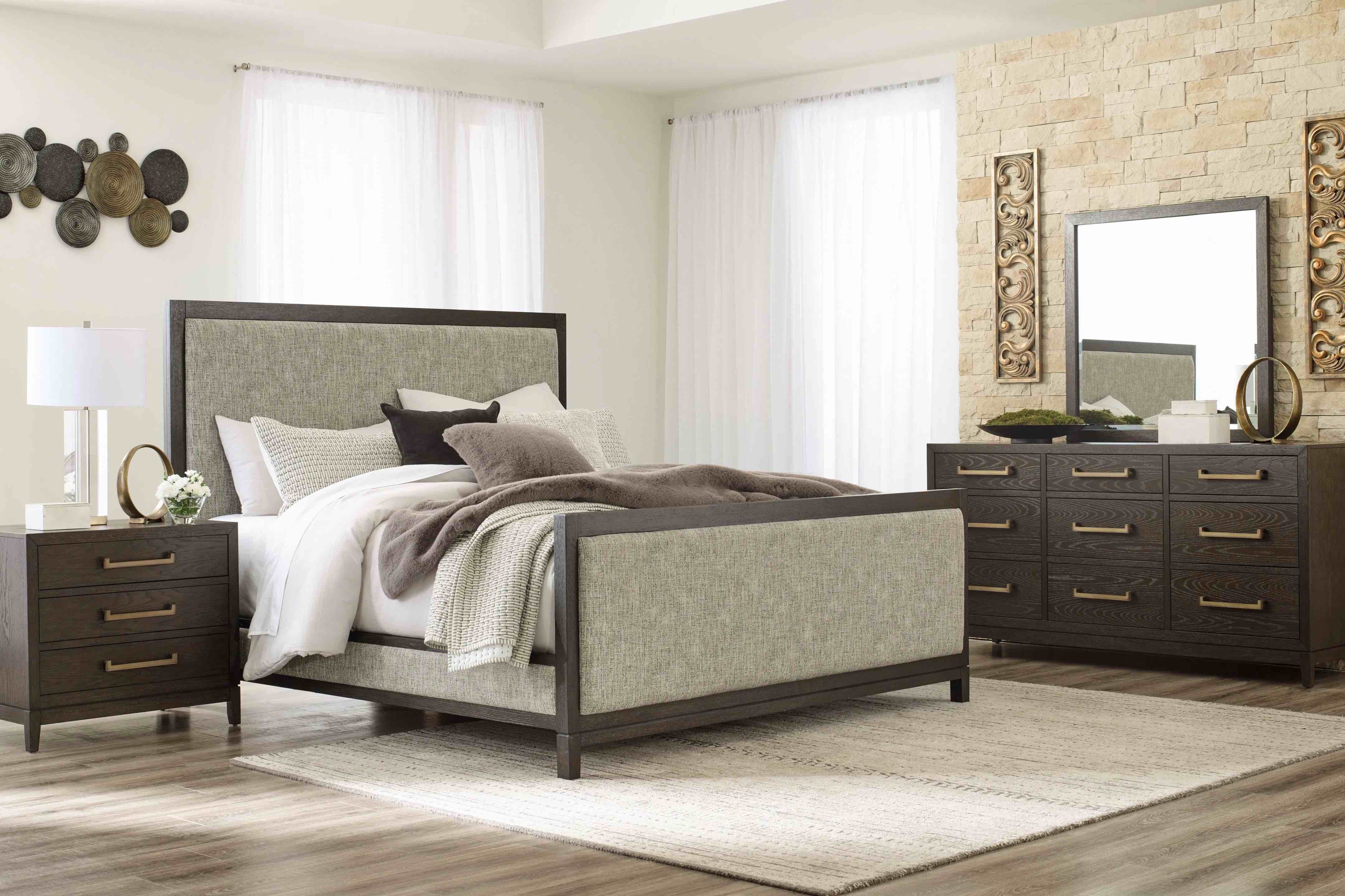 Ashley Burkhaus California King Upholstered Bed B984-58