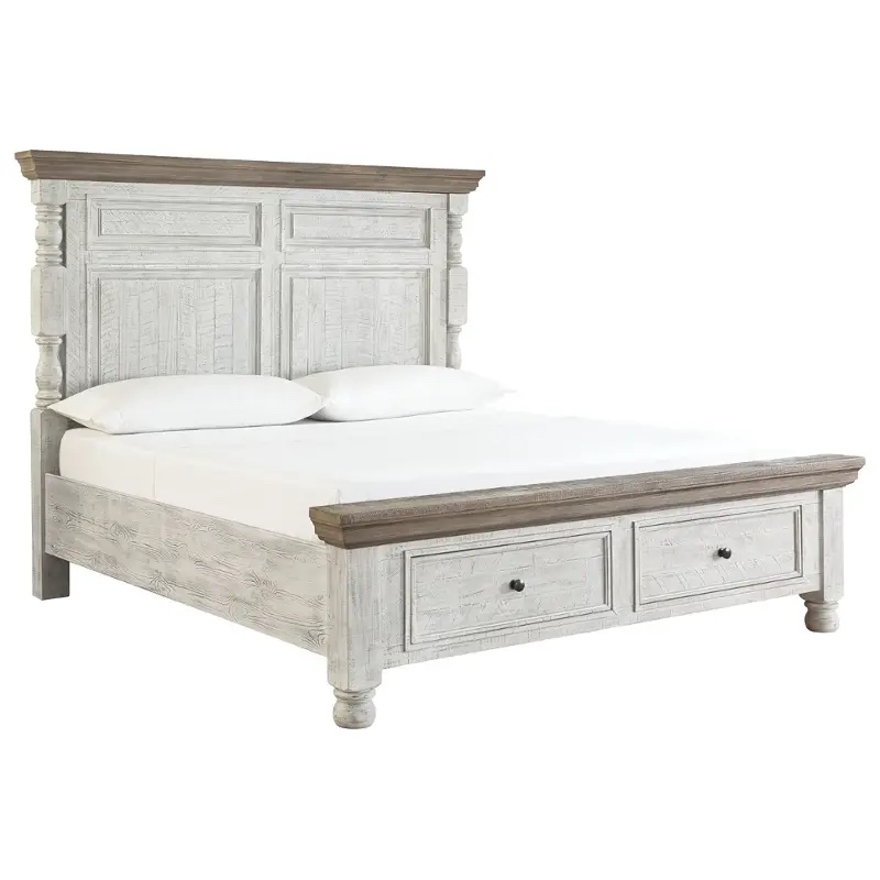 B814-51s Ashley Furniture Havalance King Bed With Drawers