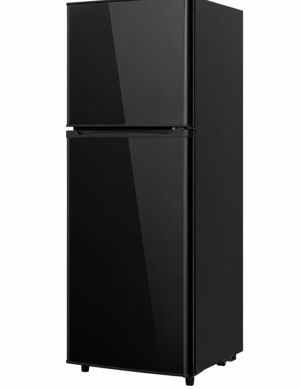 compact double-door upright refrigerator/freezer designed for high energy efficiency