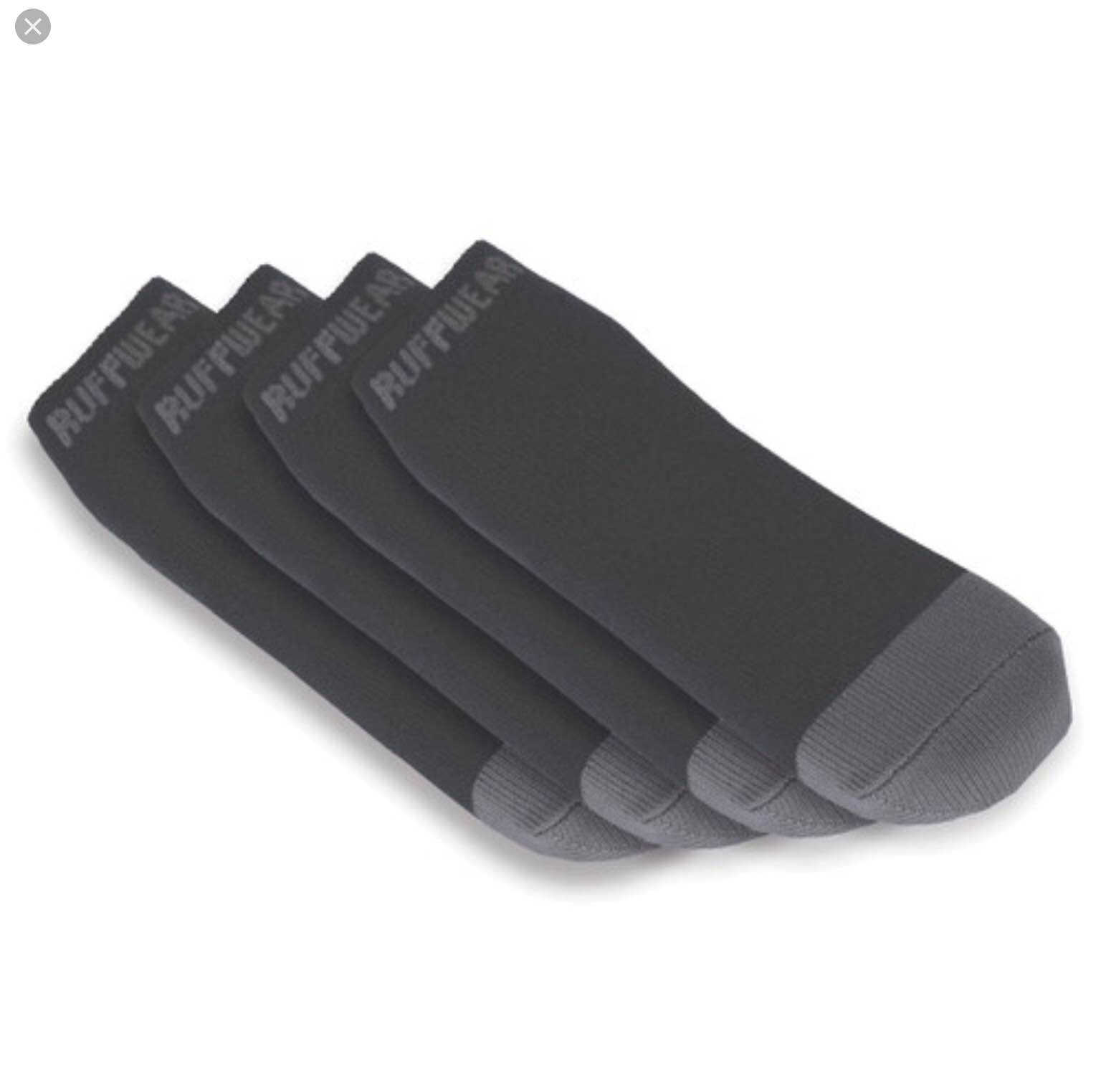 RUFFWEAR, Bark'n Boot Liners Stretch Socks for Dog Boots, Twilight Gray, 2.00 in/2.25 in