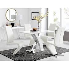  Eubanks 4 dining table legs white(Only legs base)