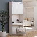 Paramount Vanity desk storage cabinet with drawers 