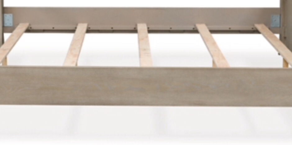 King Panel Footboard W/Slats 