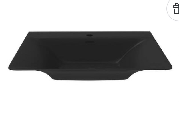 Vanity Top color black
