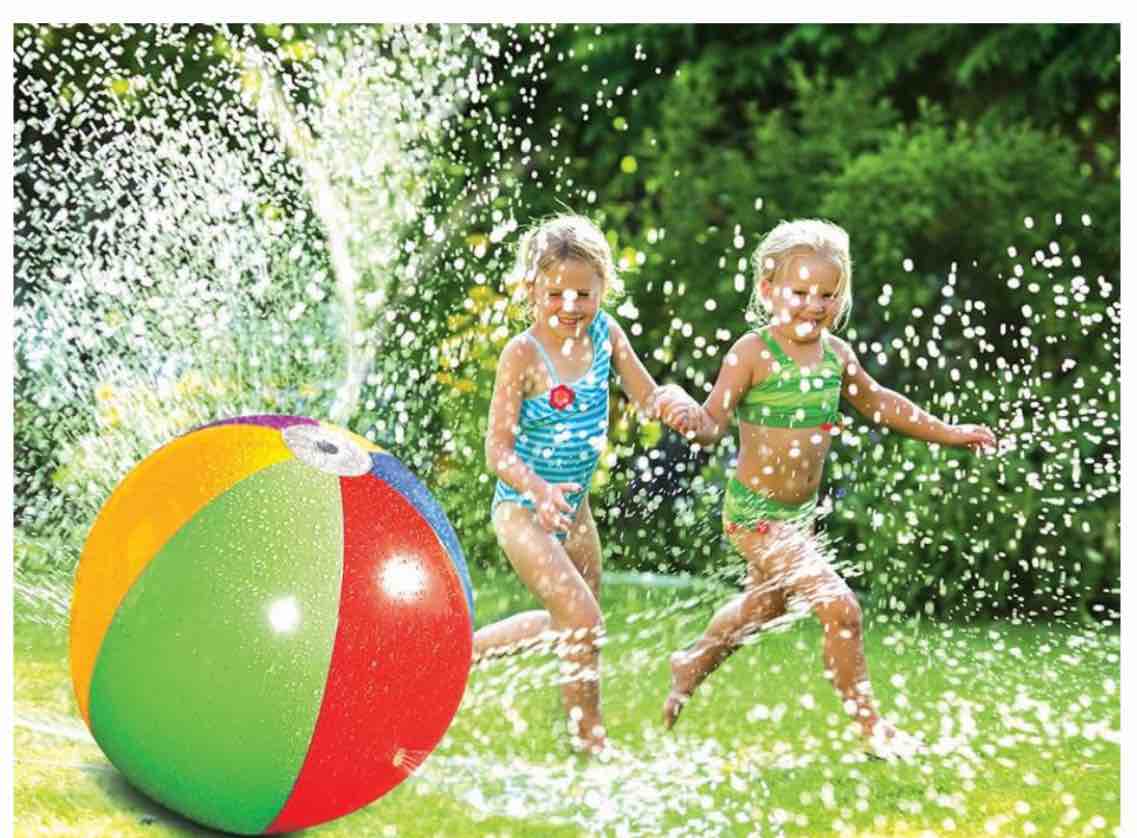 inflatable sprinklers (beach ball)